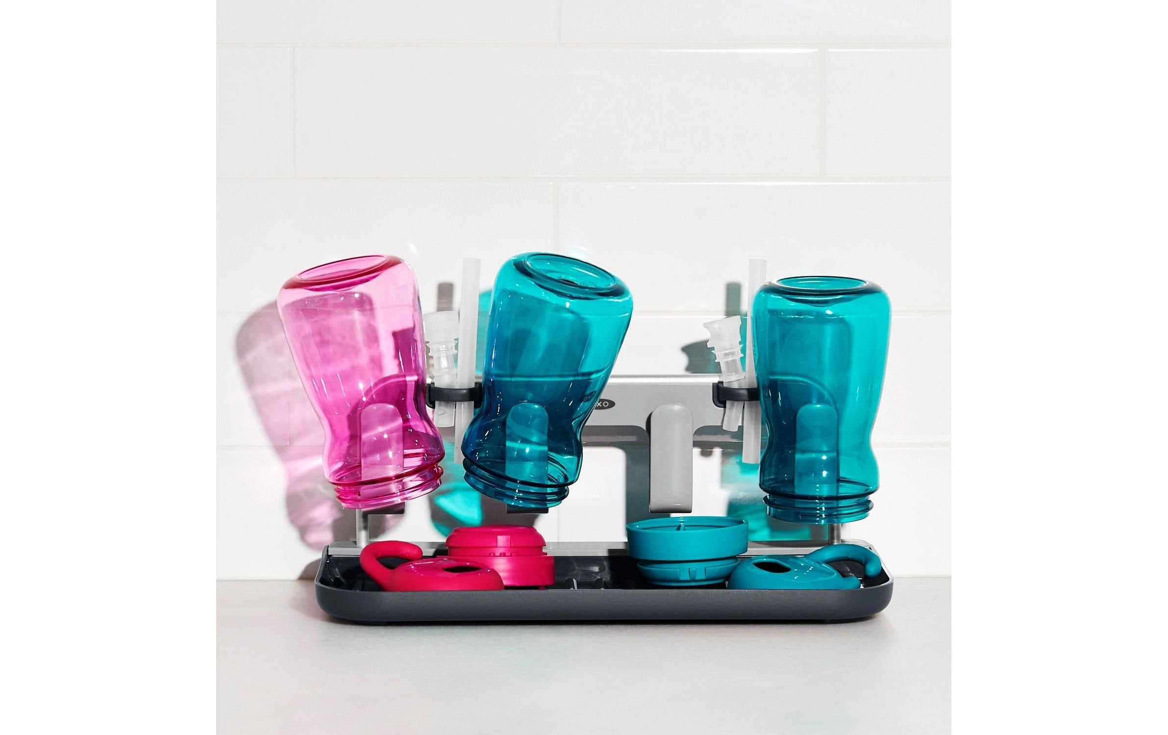 OXO Good Grips Flaschenhalter für Flaschen, mit Aluminiumrahmen