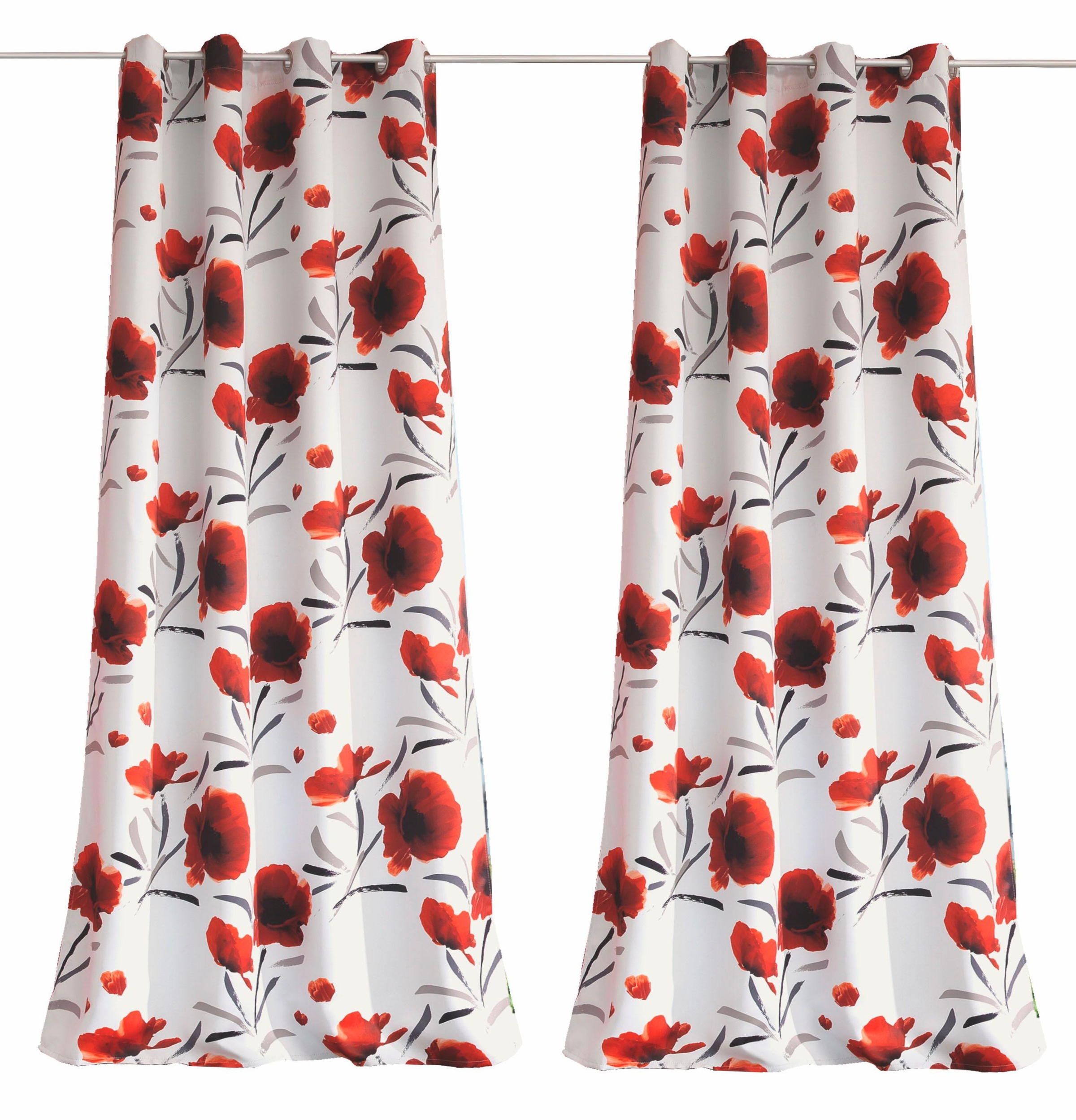 Image of HOME WOHNIDEEN Vorhang »POLI«, (2 St.), HxB: 245x140 bei Ackermann Versand Schweiz