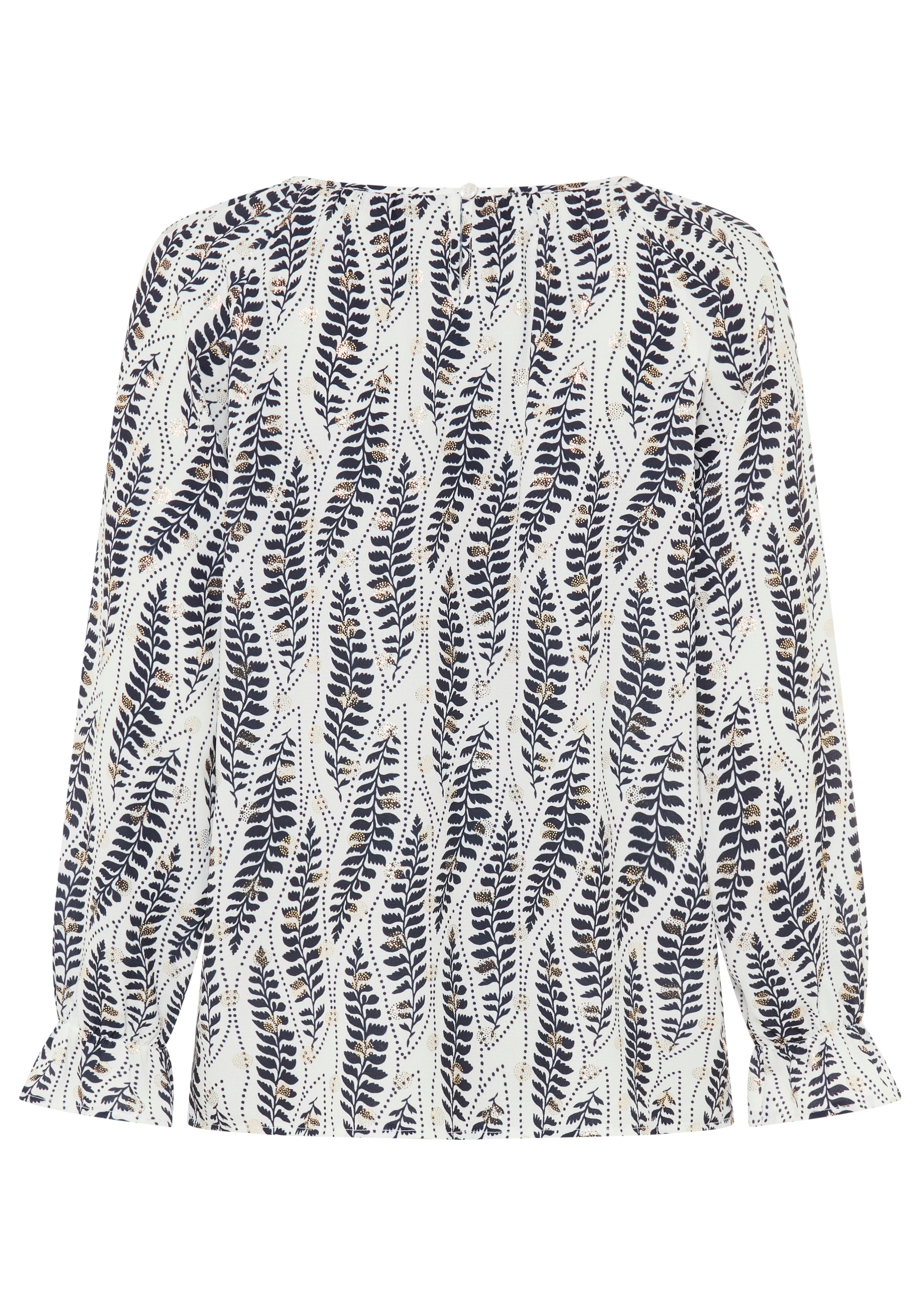 Laura Scott Schlupfbluse für Partymode und Festtagsmode, bedruckt, aus Polyester und Elasthan