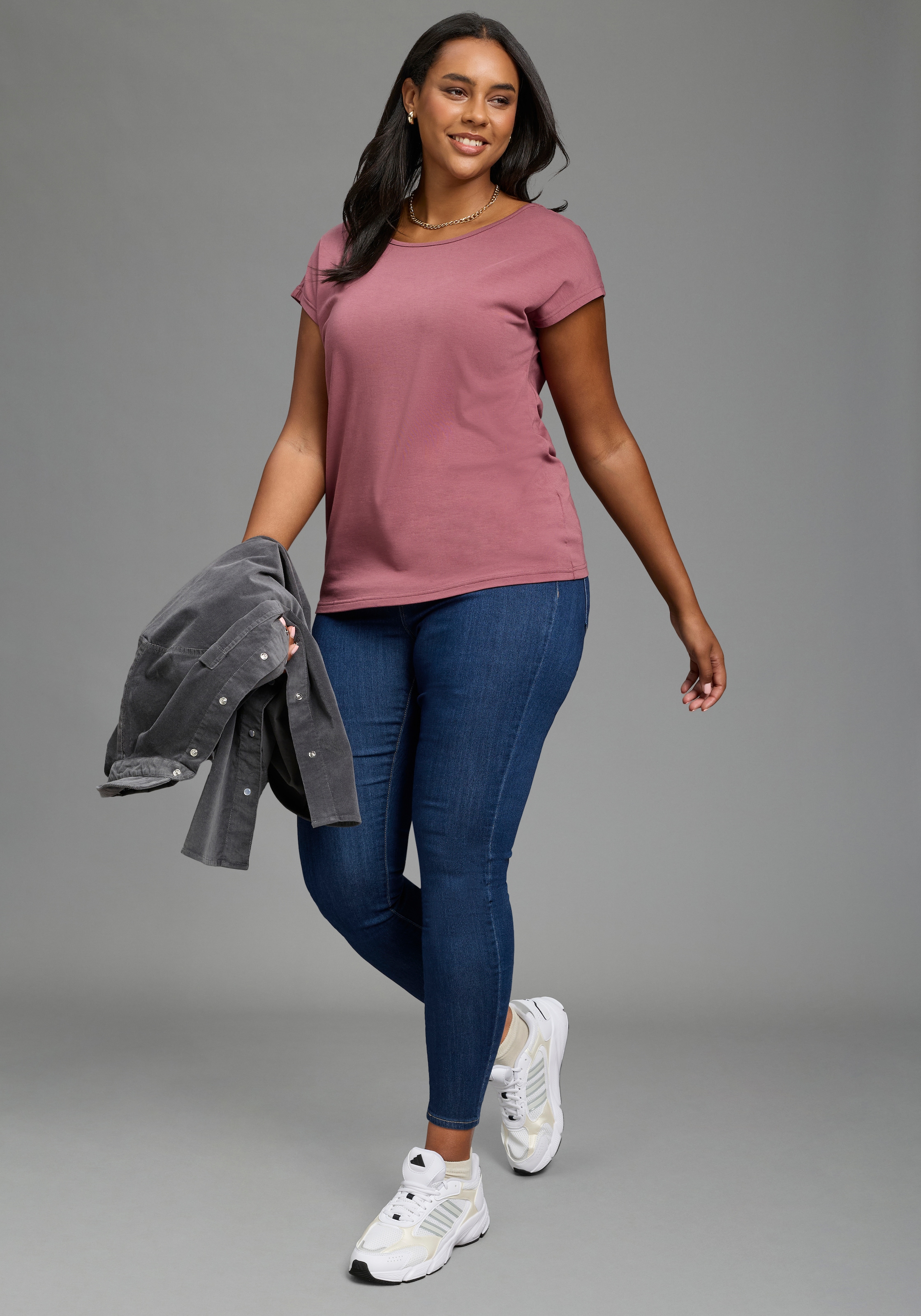 Laura Scott CURVE T-shirt de yoga »Grosse Grössen«