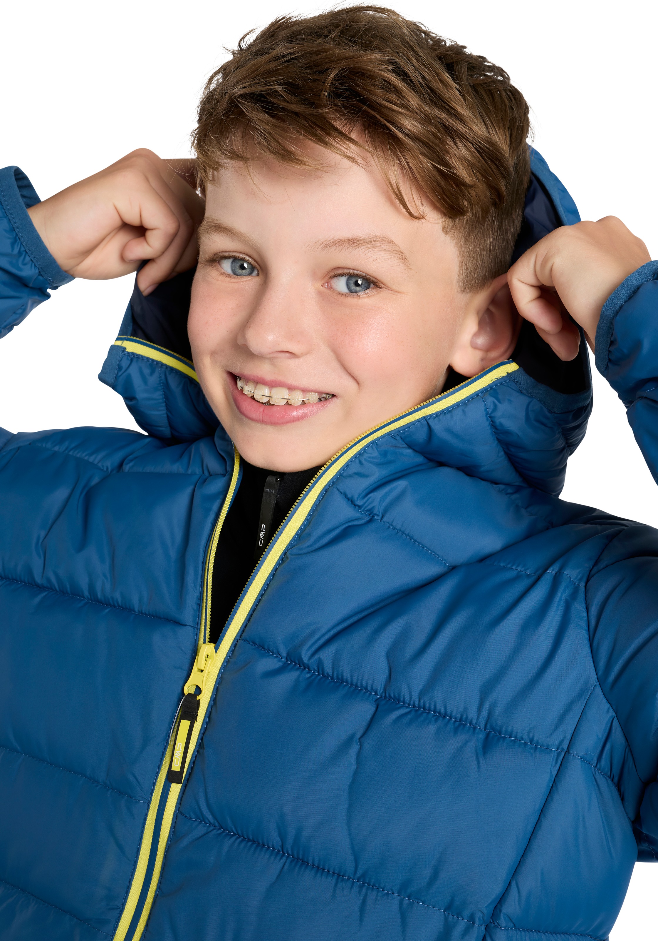 CMP Steppjacke, (1 St.), mit Kapuze, für Kinder