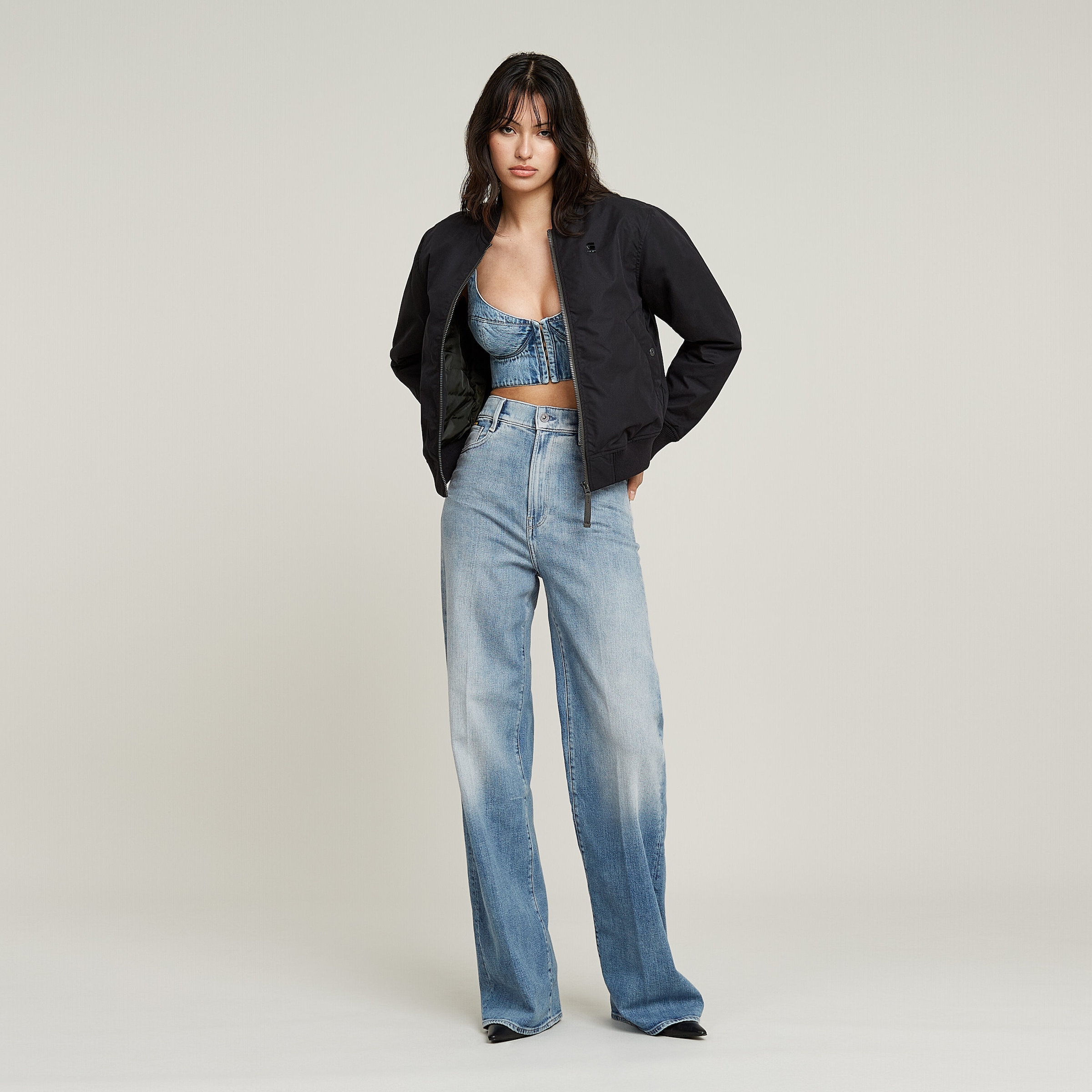 G-STAR Weite Jeans »Deck 2.0 High Loose Wmn«, im Five-Pocket Style