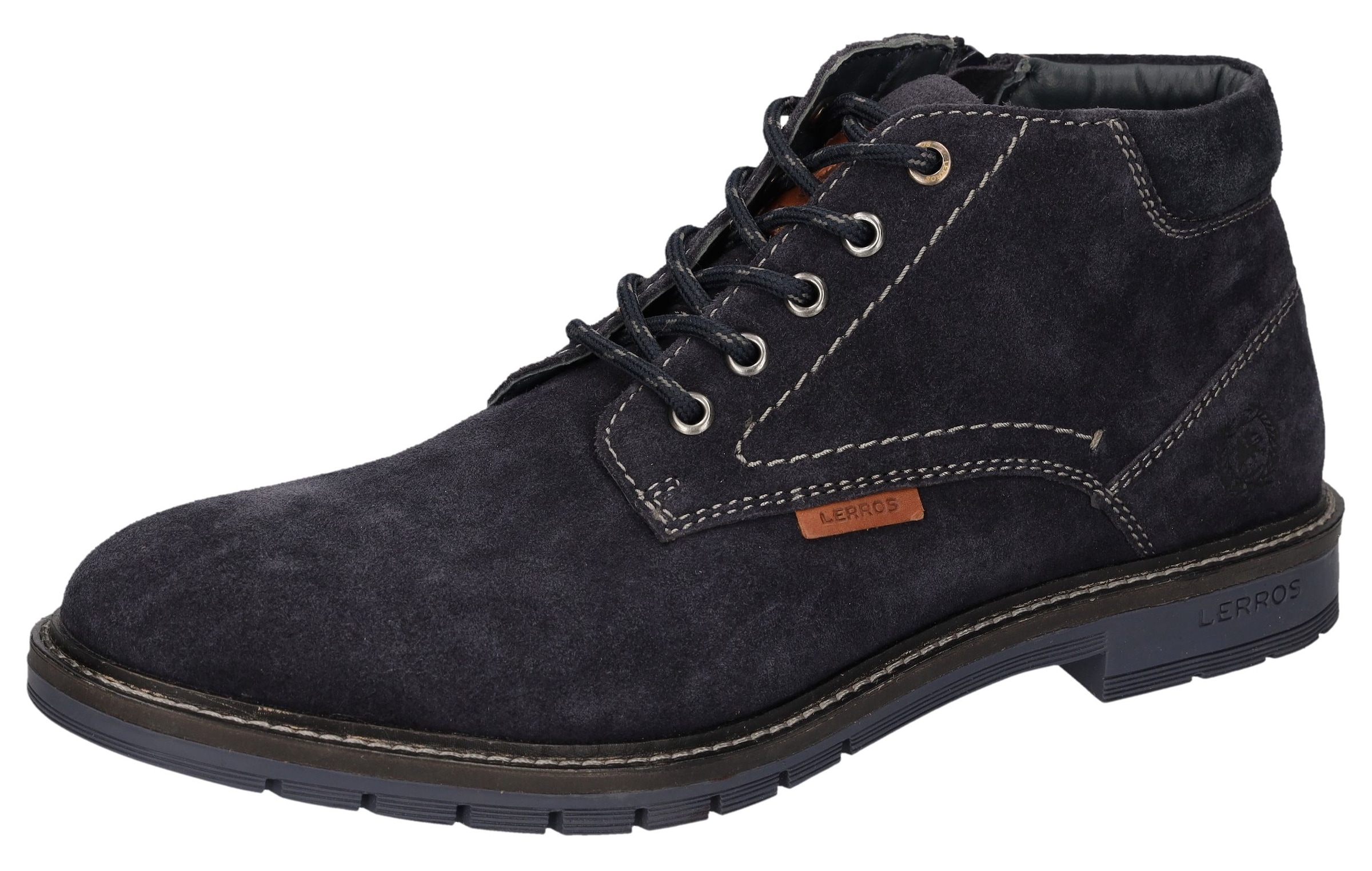 Image of LERROS Schnürboots Business Schuh, Schnürboots mit Blockabsatz