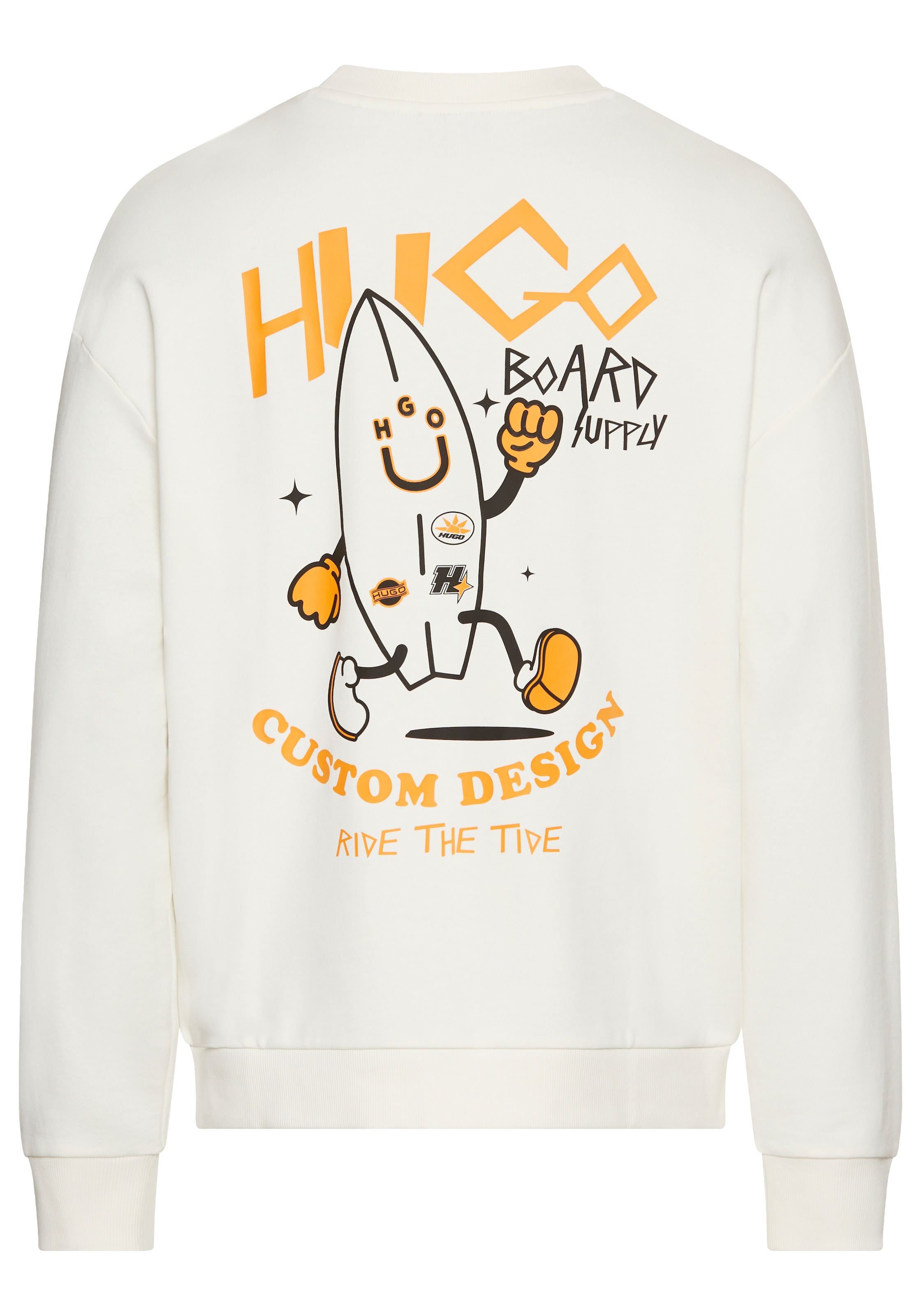 HUGO Blue Sweatshirt »Nigotil«, Unisex, mit grossem Rückendruck