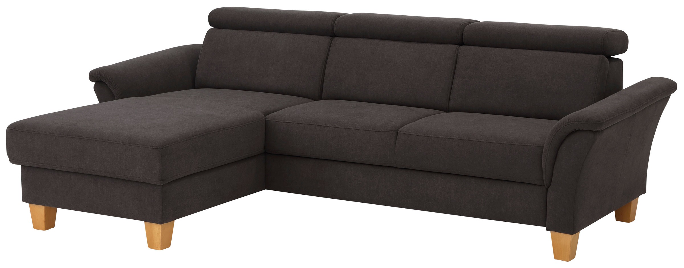 Home affaire Ecksofa »Conville L-Form«, Federkern, wahlweise mit Bettfunktion und Bettkasten bzw. Stauraum
