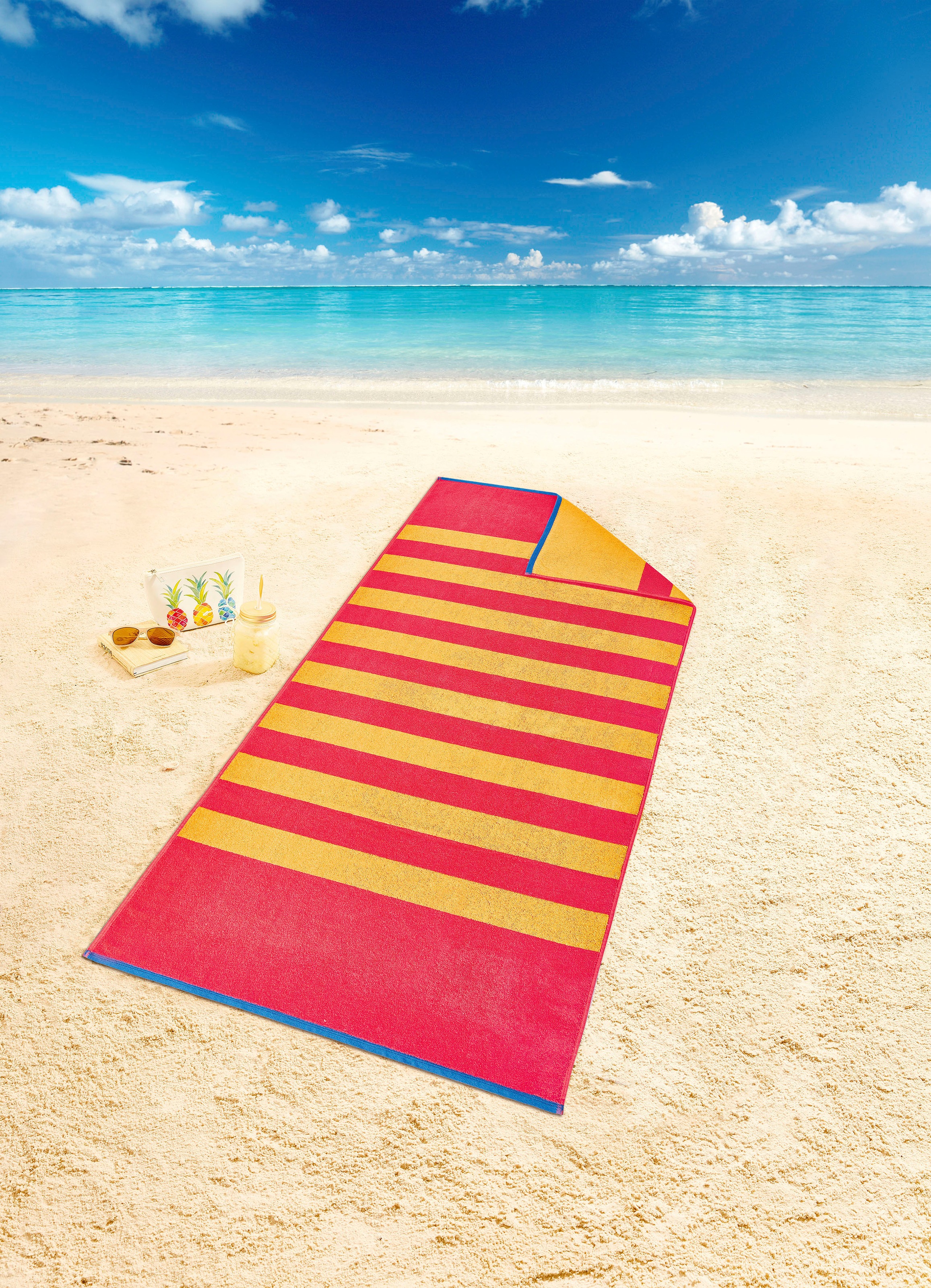 Dyckhoff Strandtuch "Stripes" 100% Baumwolle