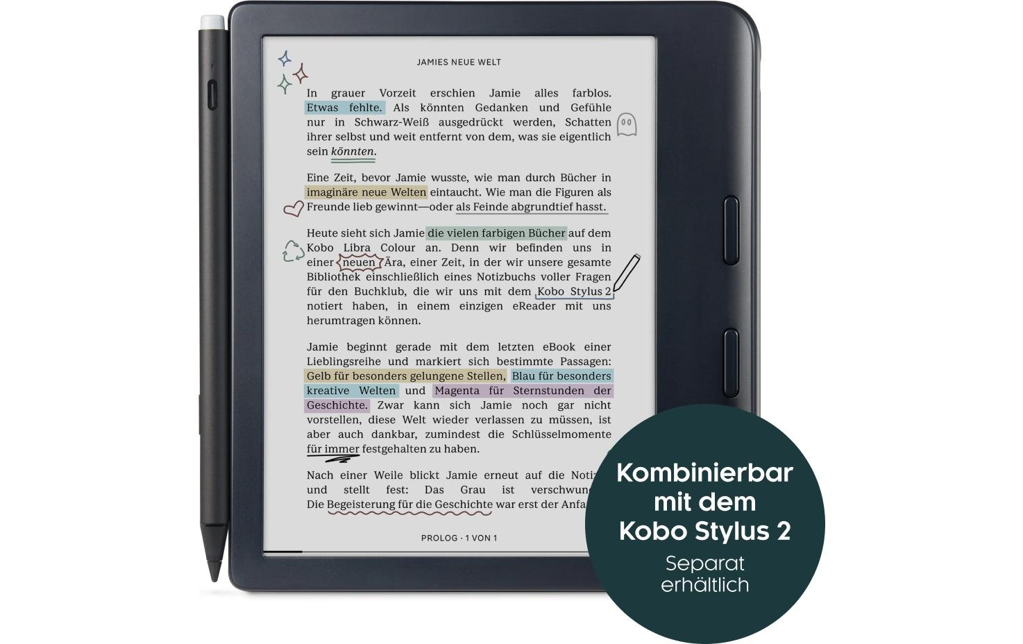 Kobo E-Book »Libra Colour inkl. Stylus 2« ( / 7 ″) )