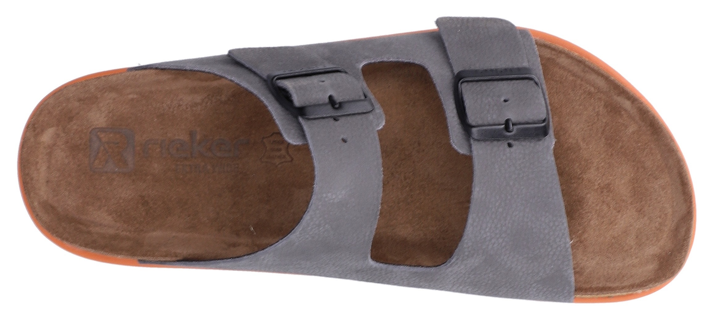 Rieker Pantolette  Sommerschuh, Strandschuh, Hausschuh mit bequemem Fussbett