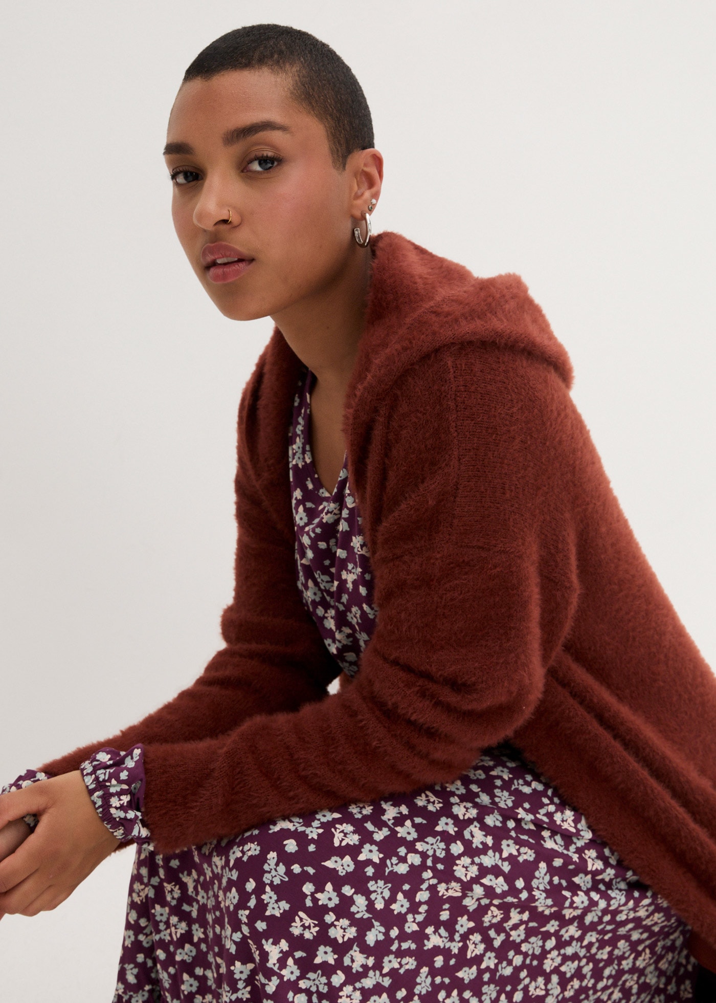 bonprix Jerseykleid »Jerseykleid aus fliessendem Viskose-Mix« Jerseykleid aus fliessendem Viskose-Mix