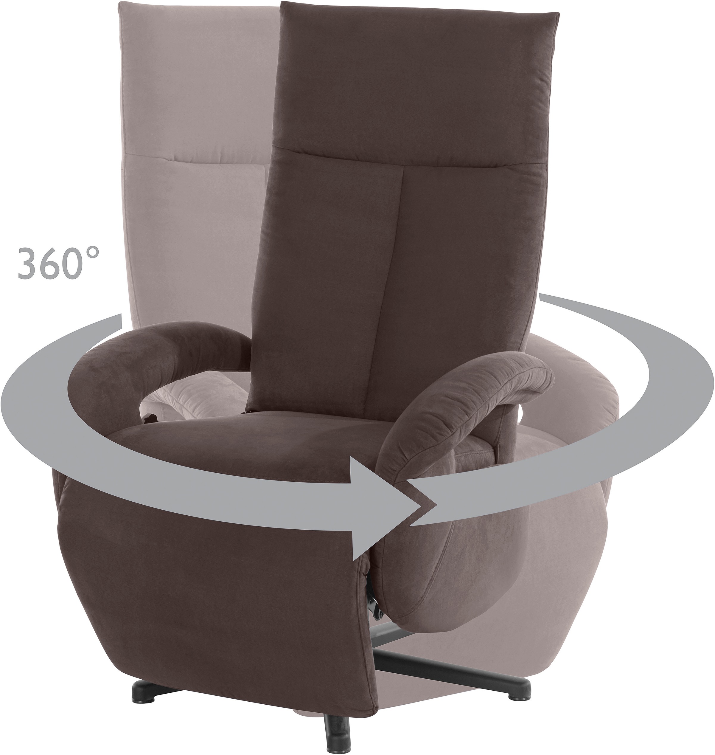 sit&more Fauteuil TV »Tycoon« wahlweise manuell, mit zwei Motoren oder mit Akku oder mit 2 Motoren