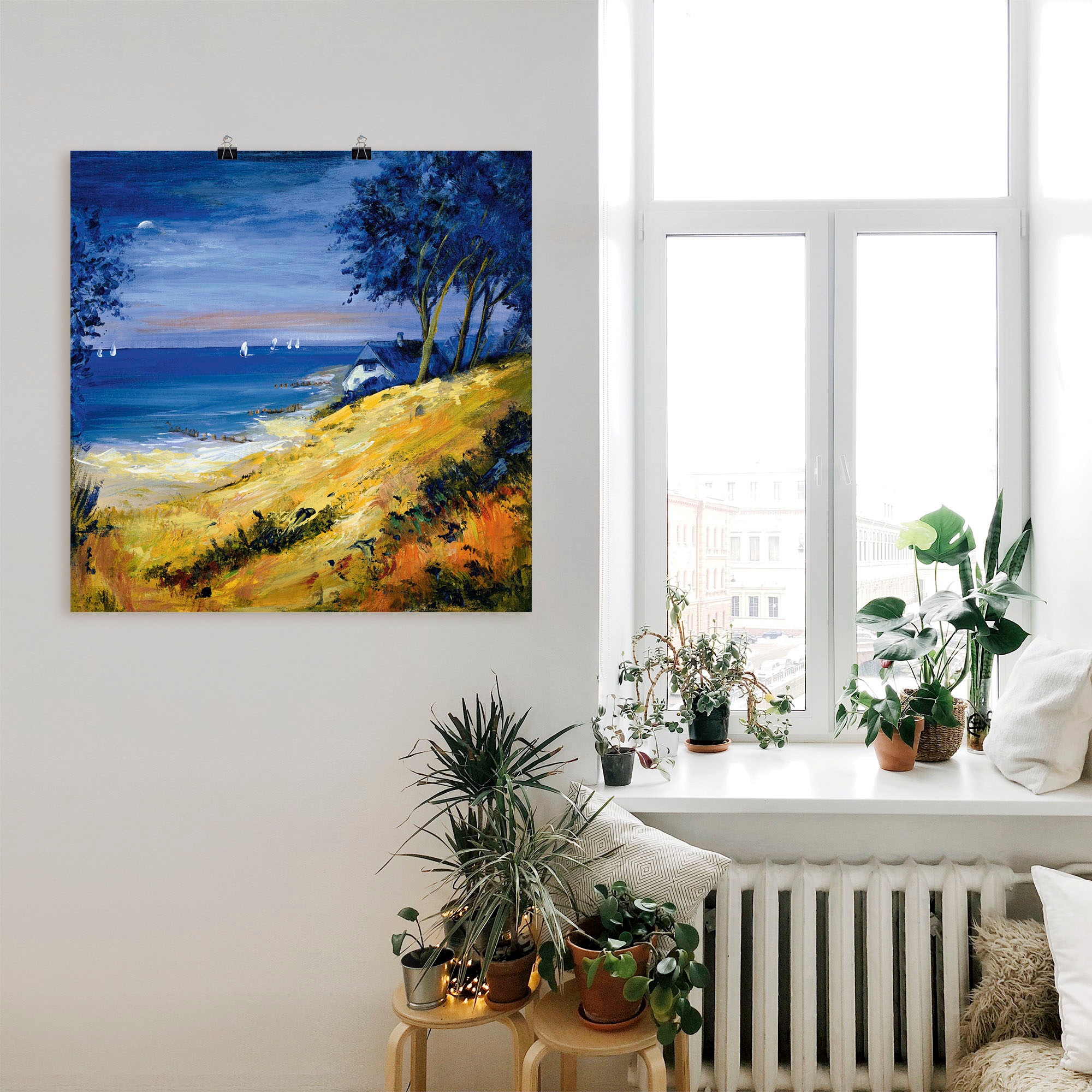 Artland Wandbild »Das Meer zu Hause«, Gewässer, (1 St.), als Leinwandbild, Poster in verschied. Grössen