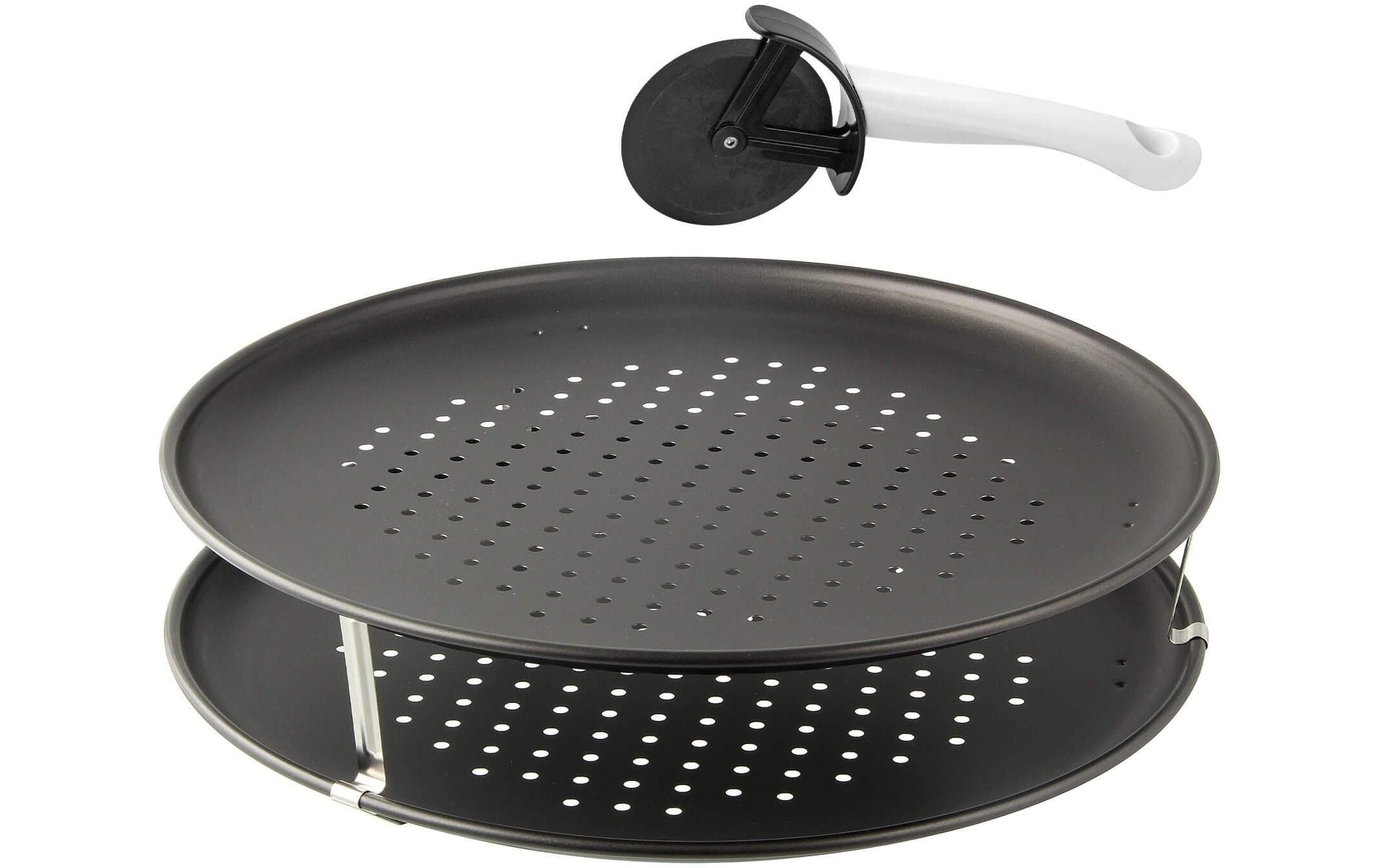 Image of Zenker Pizzablech "Special – Countries Ø 32 cm, 3-teilig" Stahlblech