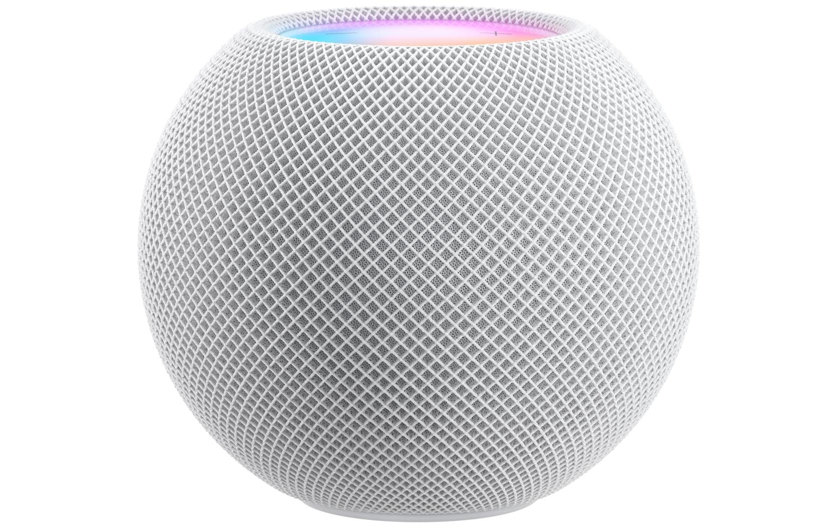 Apple Smart Speaker "HomePod mini" (Bluetooth WLAN (WiFi) Mikrofon Multiroom Sprachsteuerung Touch - Bedienung 20 W)