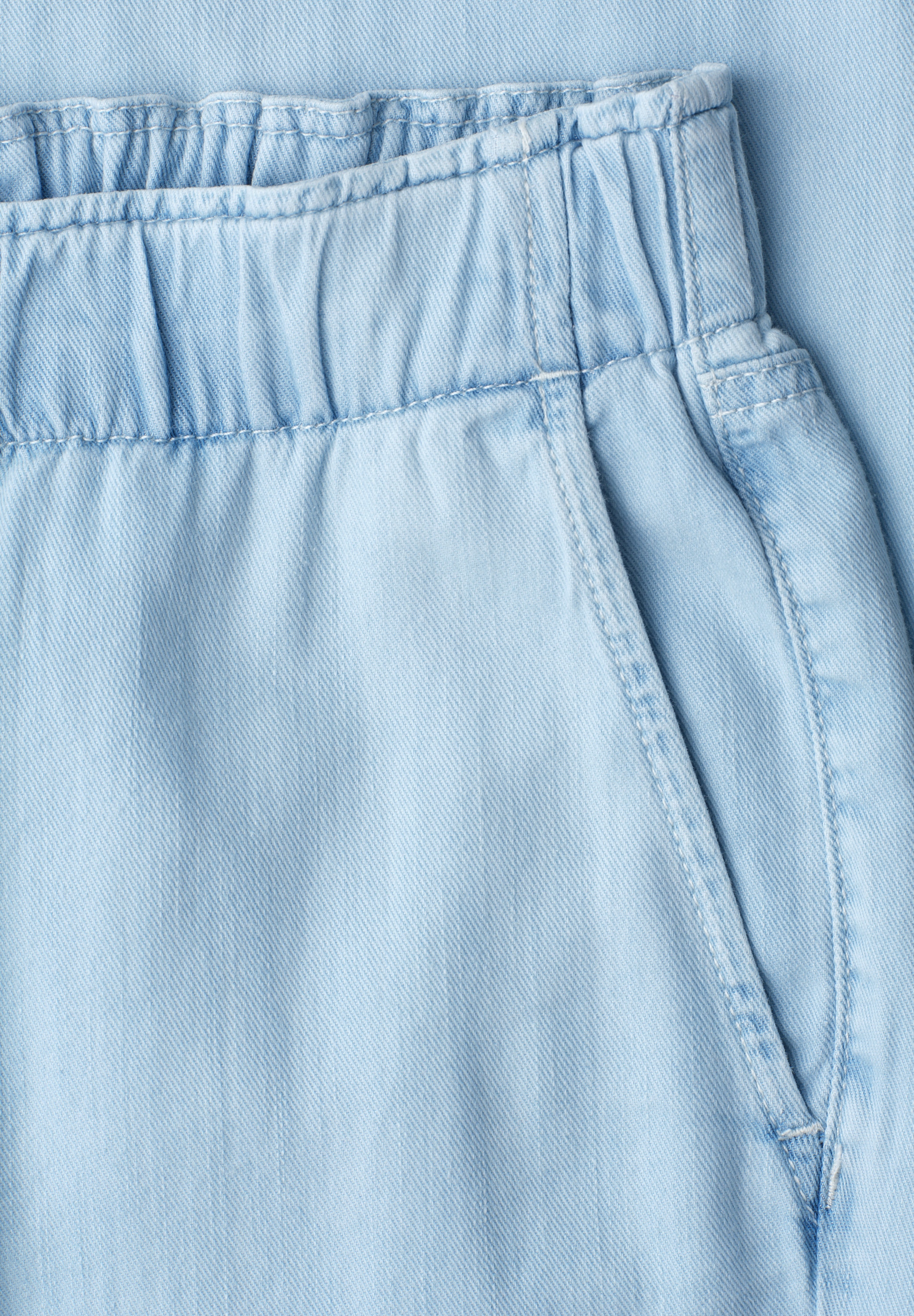 STREET ONE Jeans large »Style Emee« avec taille paperbag / coupe ample
