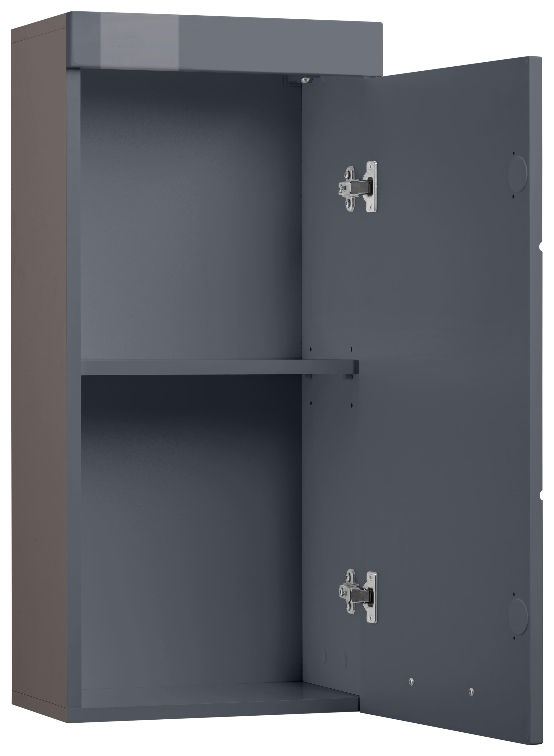 welltime Hängeschrank »Avena«, Badschrank mit wechselbarem Türanschlag - (B/T/H) 37/23/77 cm