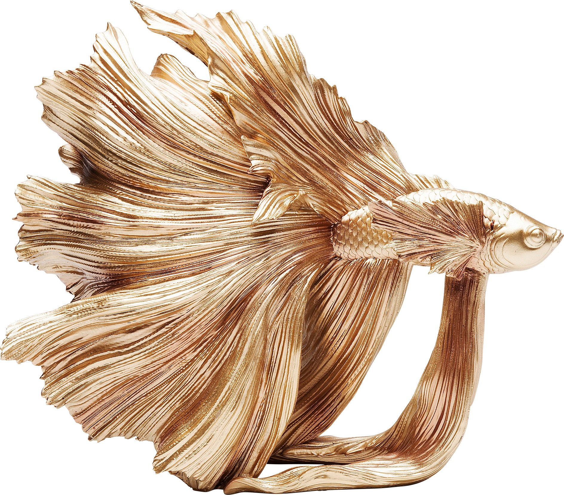 Image of Kare Design Dekofigur "Deko Figur Betta Fish Gold Klein"