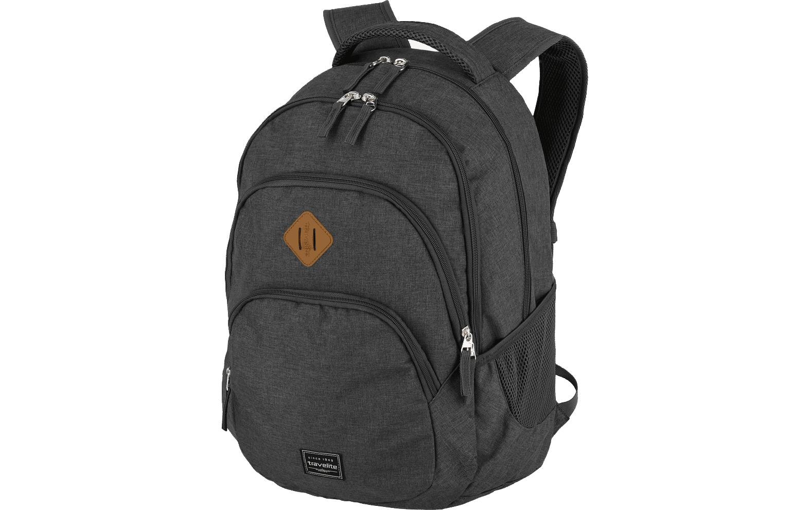 travelite Rucksack "BASICS Melange" ideal für Freizeit, Arbeit, Schule und Reisen