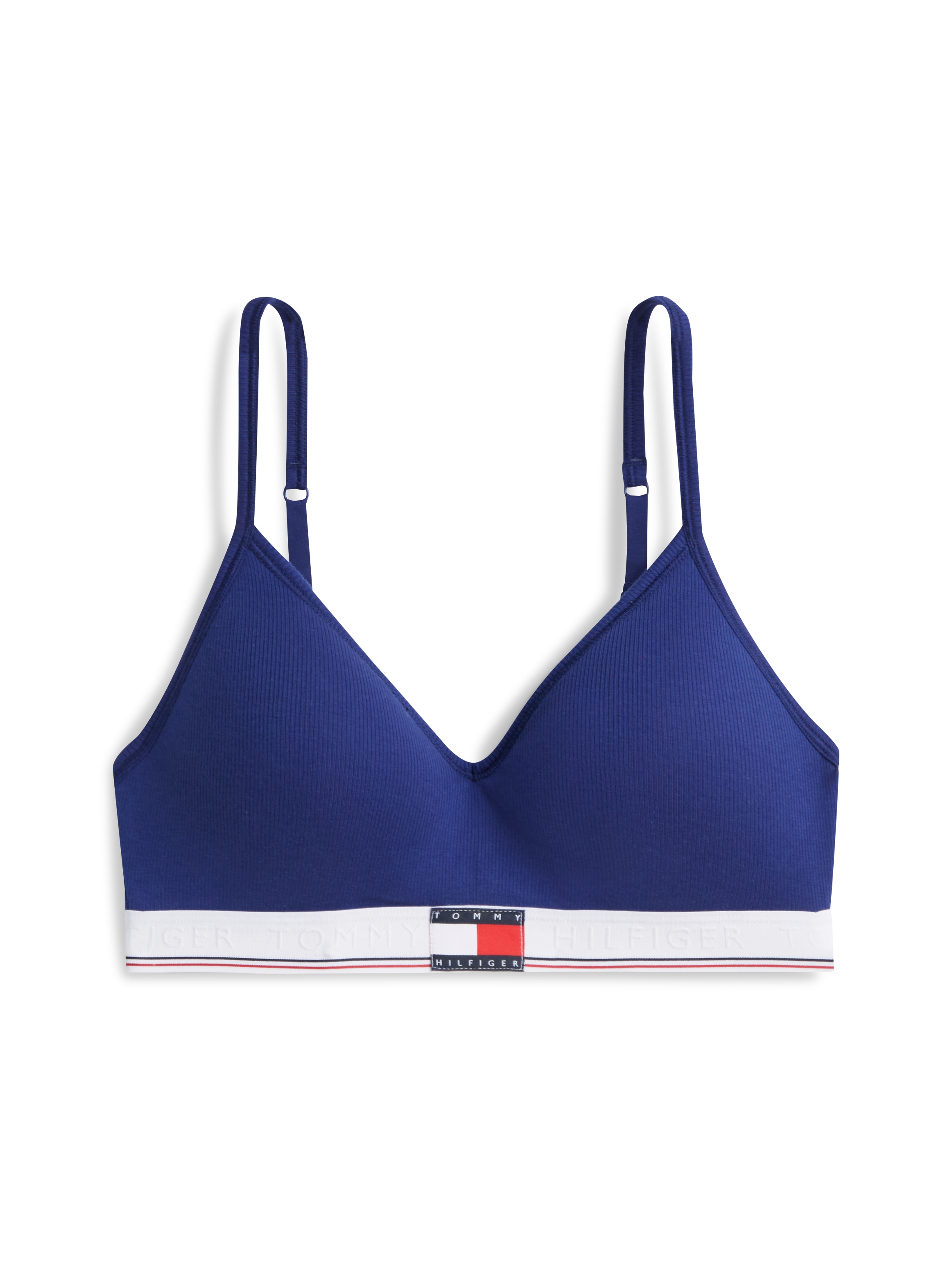 Image of Tommy Hilfiger Underwear Bralette-BH "VARSITY RIB BRALETTE LIFT" Global Stripe geripptes Push-up-Bralette