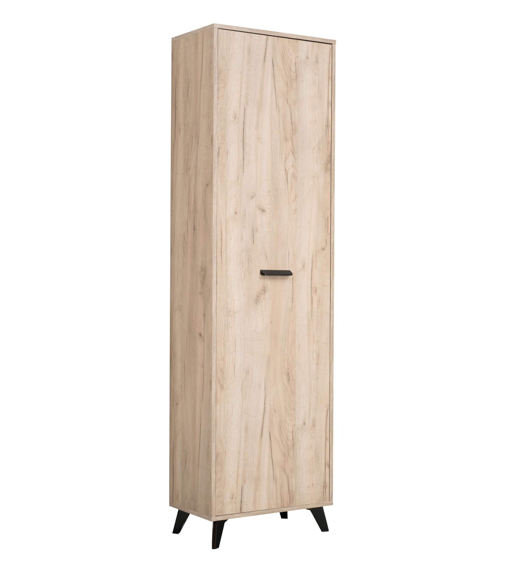 Image of GOODproduct Garderobenschrank "Umbria, Kleiderschrank, Stauraumschrank, Flurschrank, Höhe 192 cm" mit einer Kleiderstange, mit schwarzen Beinen