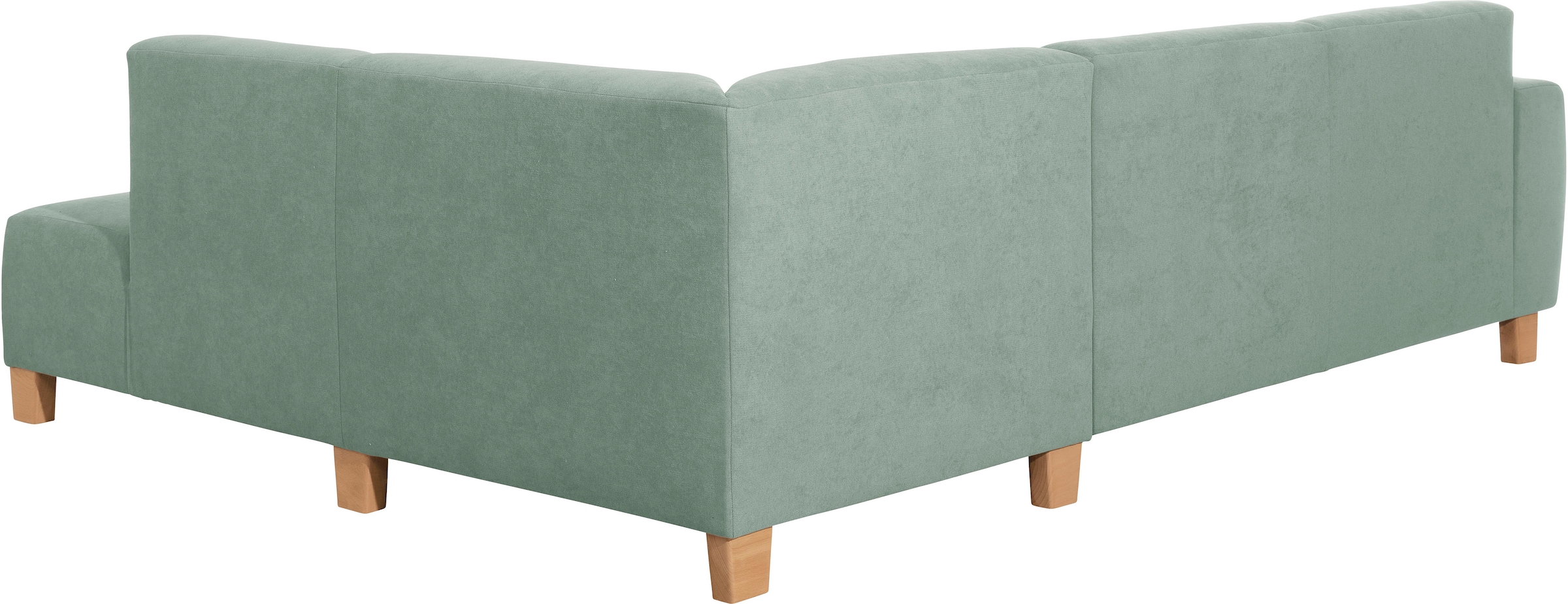 Max Winzer® Ecksofa »Blackpool modern, mittlere Sitzhärte mit hochwertiger Schaumpolsterung«, Lounge-Charakter durch niedrigen, leicht gewölbten Rücken