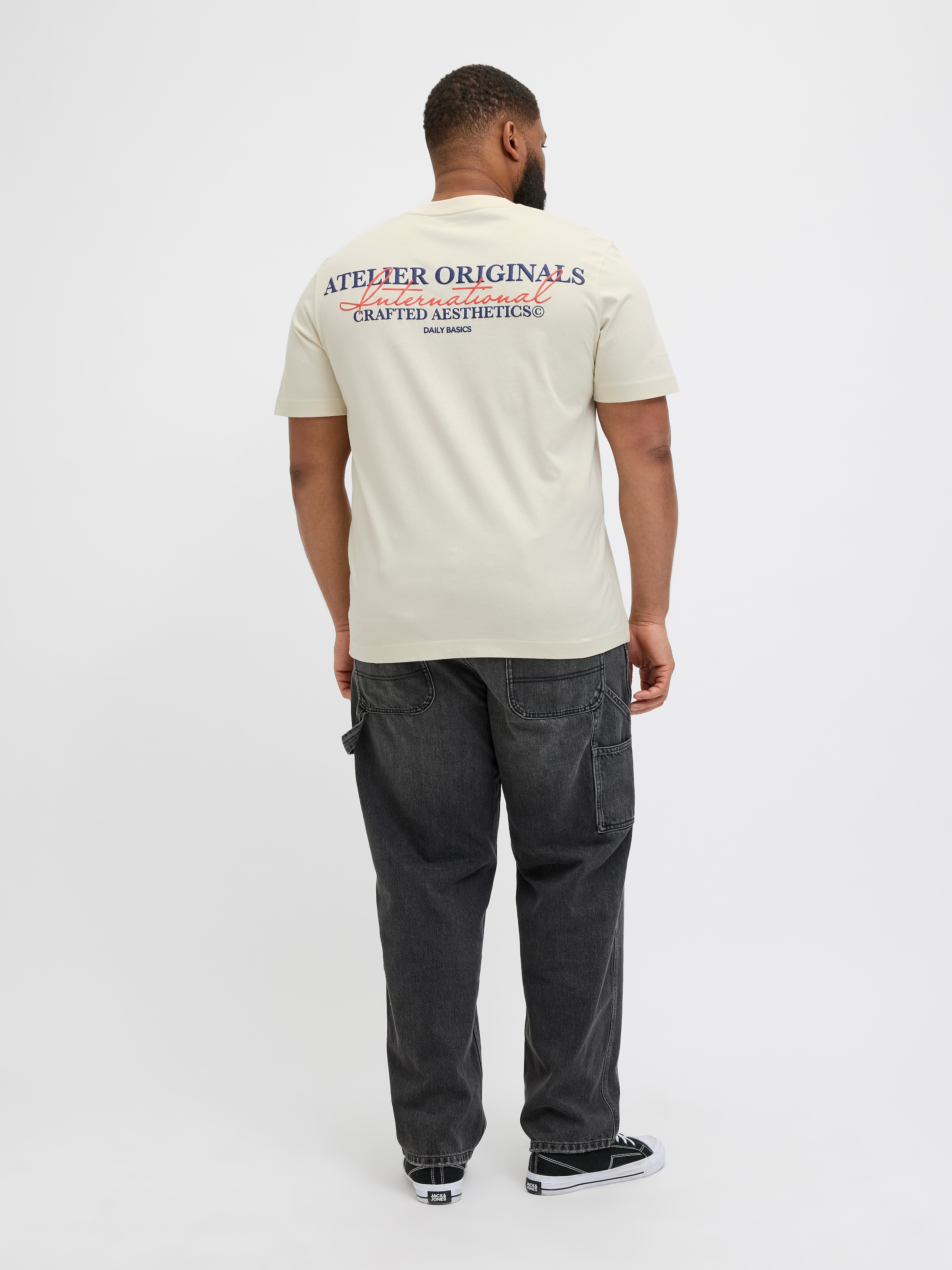 Jack & Jones PlusSize Kurzarmshirt »JORISLINGTON TYPE TEE SS CREW NECK PLS«