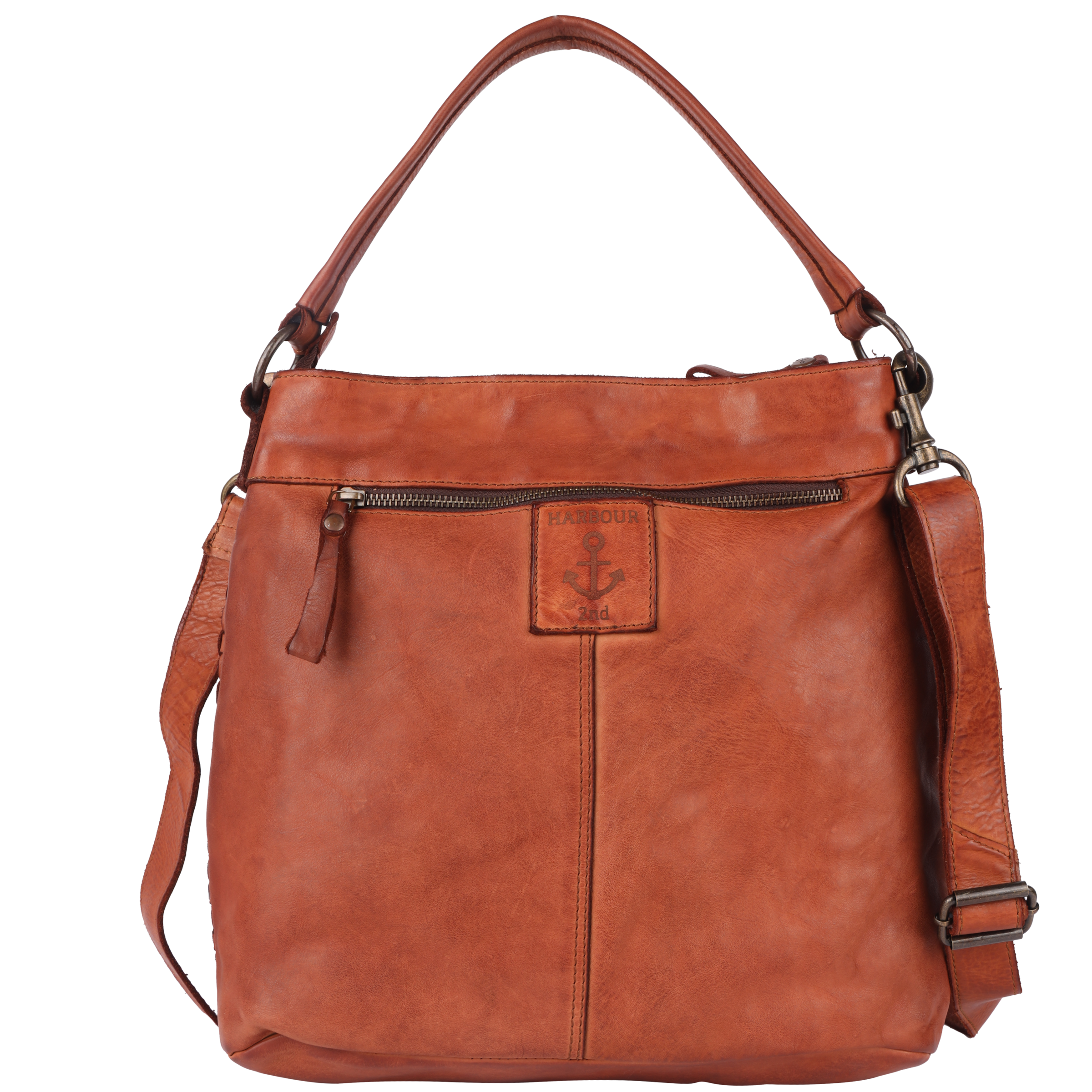 HARBOUR 2nd Handtasche »Iris« Damen Umhängetasche, Schultertasche, Tragetasche in Flechtoptik