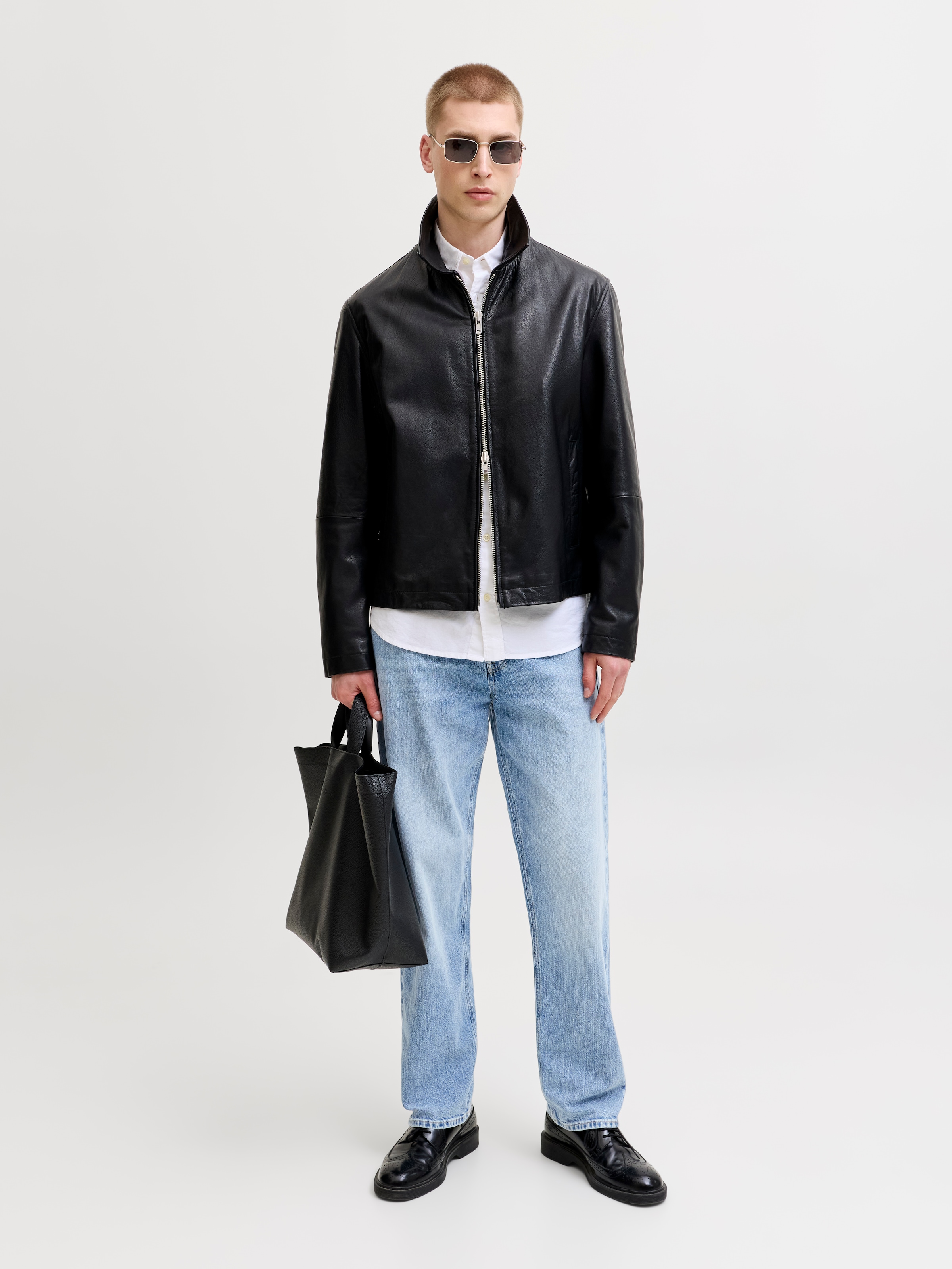 Jack & Jones Jeans loose fit »JJIEDDIE JJORIGINAL SQ« coton, coupe ample