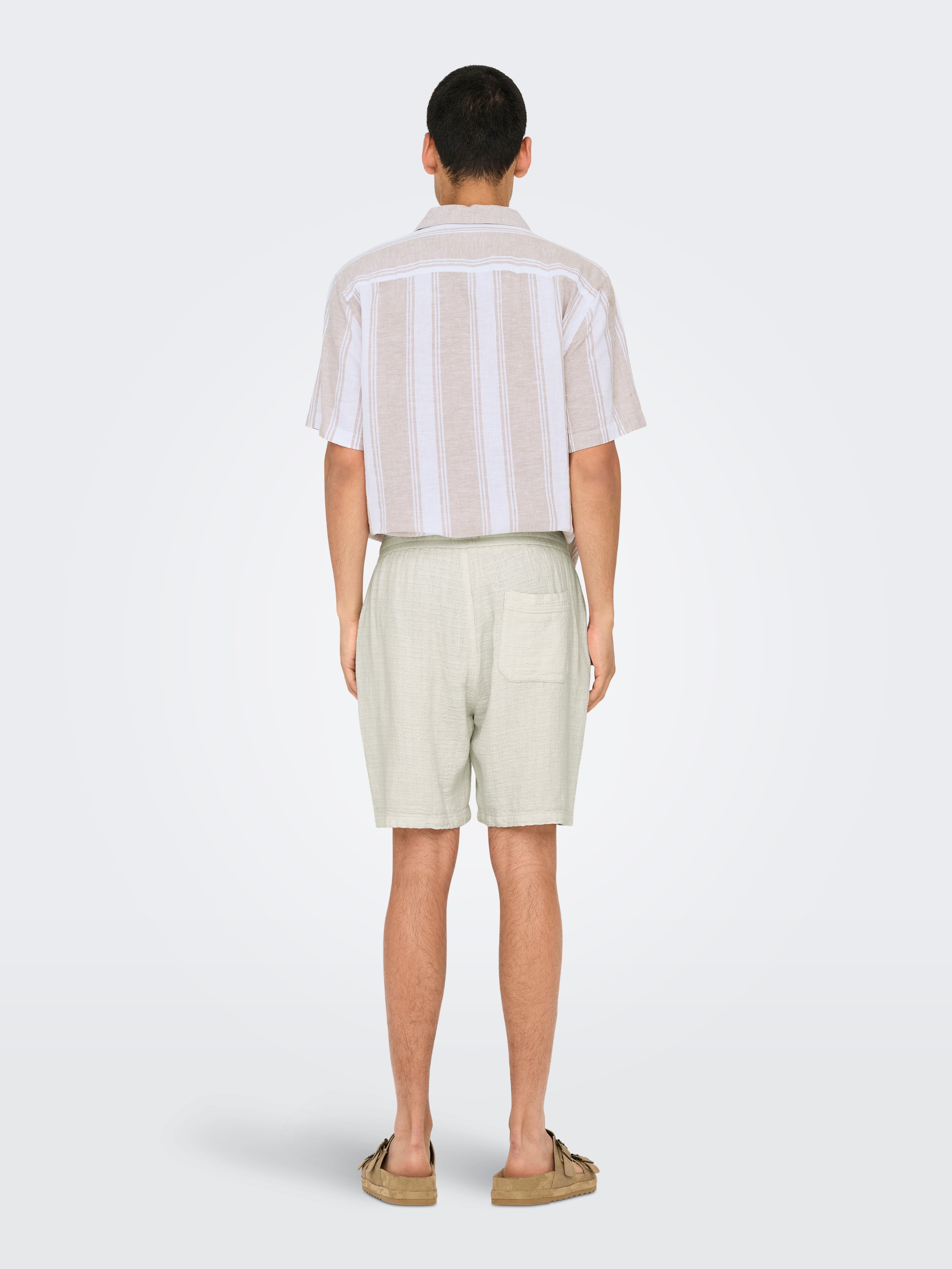 ONLY & SONS Shorts »ONSTEL LINEN LATHAM 0257 SHORTS«