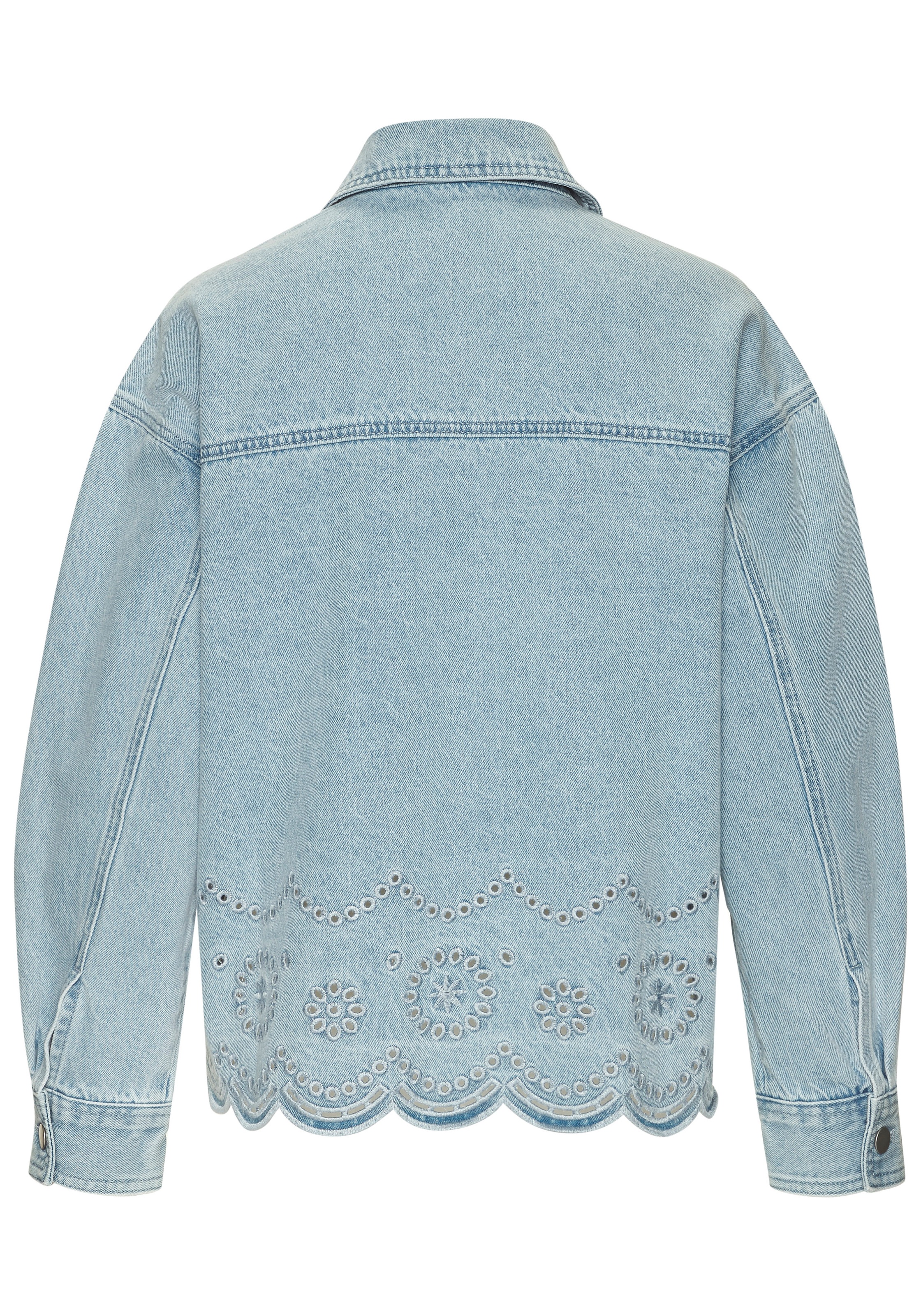 Buffalo Jeansjacke mit Stickereidetails