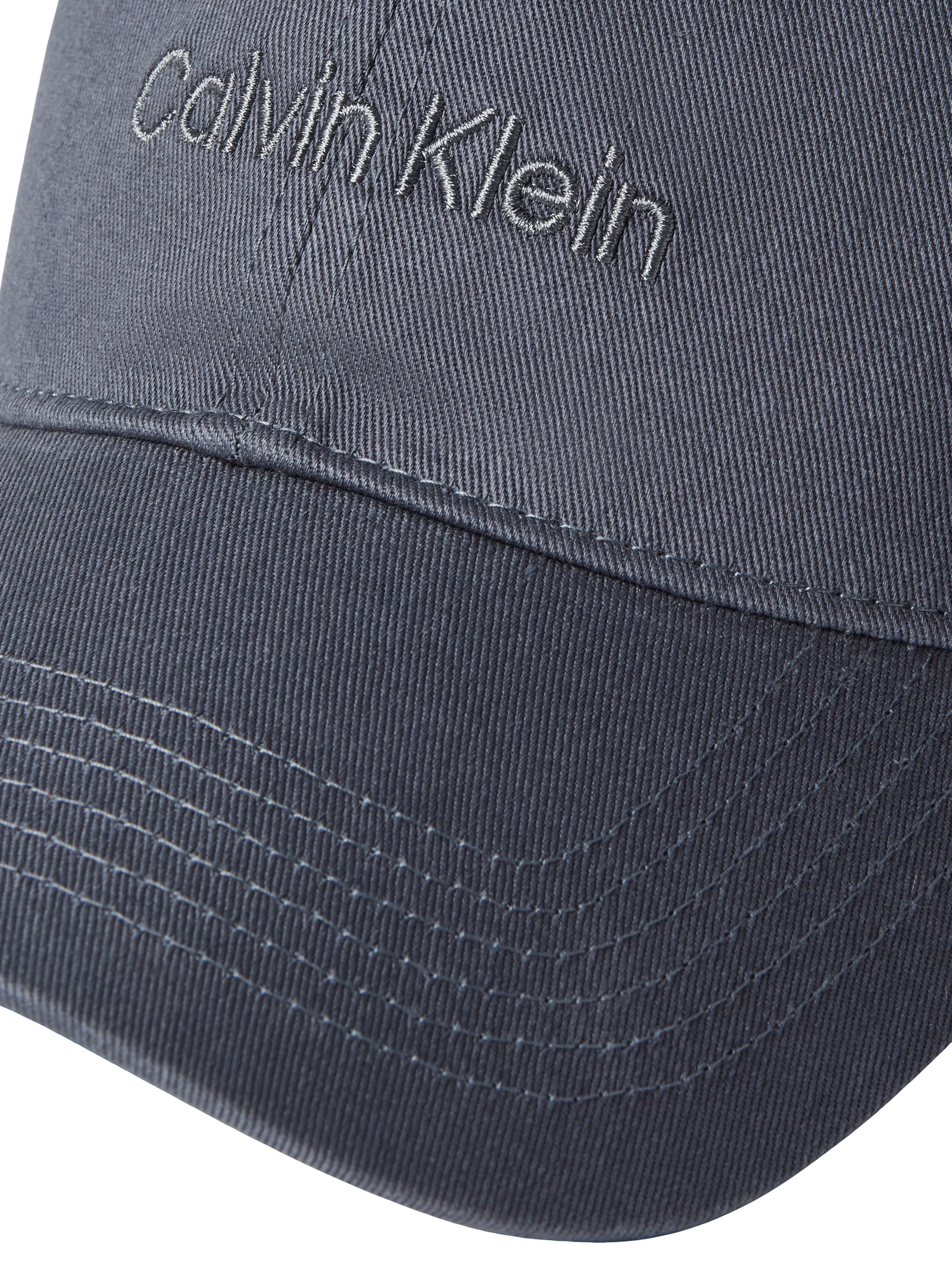 Calvin Klein Baseball Cap »LOGO EMBROIDERY BASEBALL CAP« Mit festem Schirm