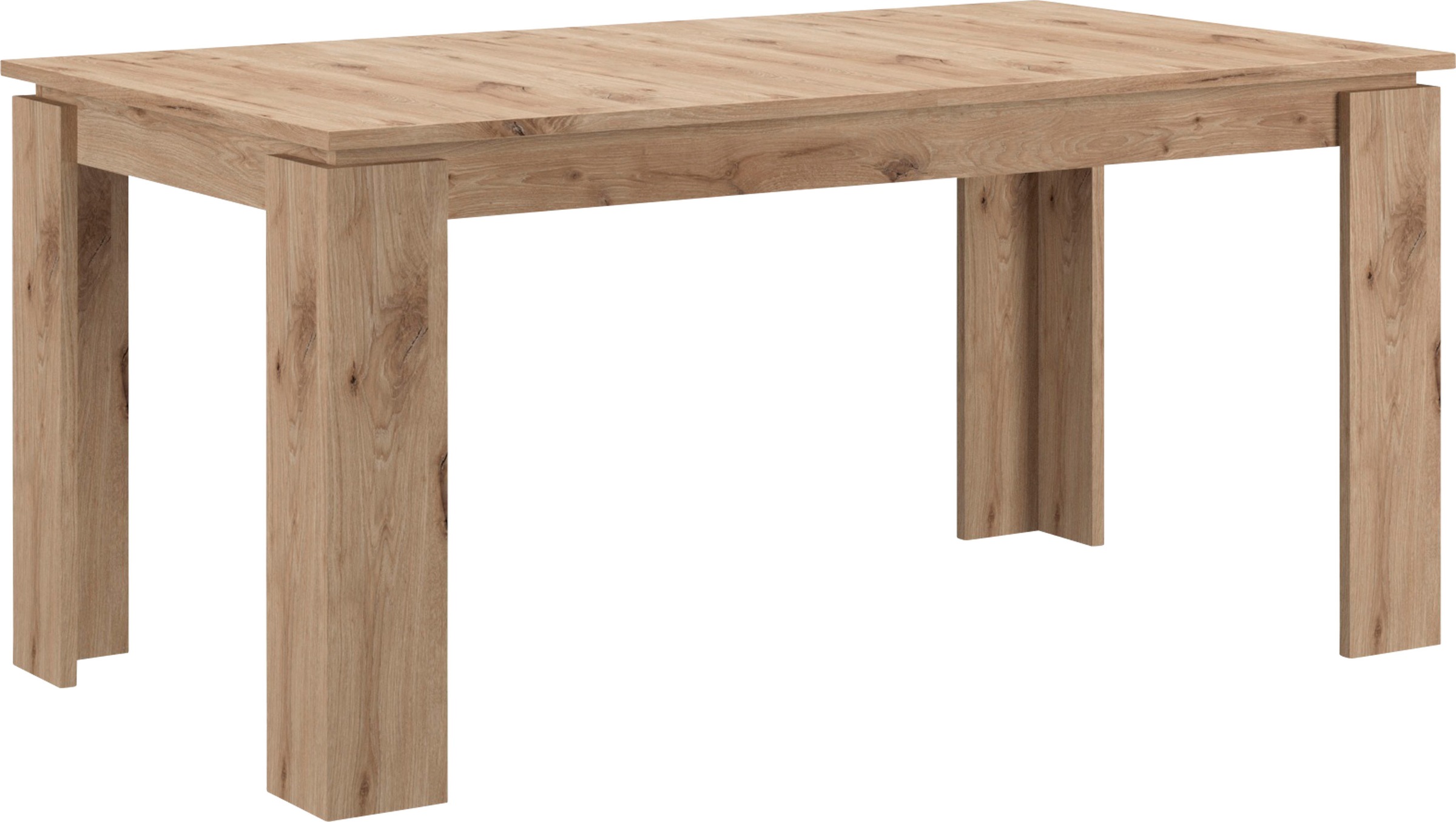 Image of Home affaire Esstisch "Kalmar, rechteckig, 160 cm ausziehbar auf 200 cm, inkl. Einlegeplatte" Esszimmertisch, Tisch, Küchentisch, dining table