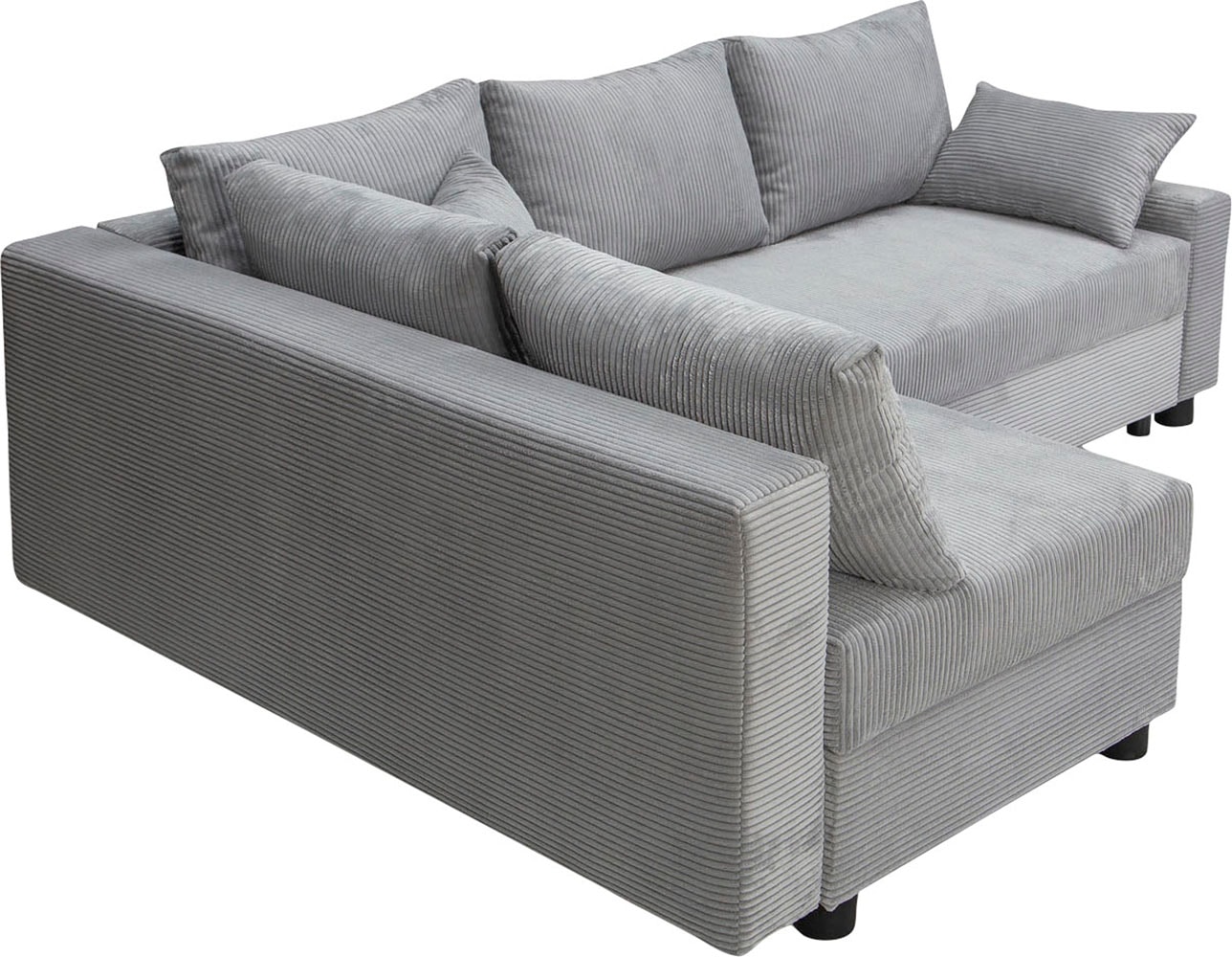 COLLECTION AB Ecksofa »Parma L-Form«, mit Schlaffunktion und Bettkasten, inklusive Kissen, Bonellfederkern