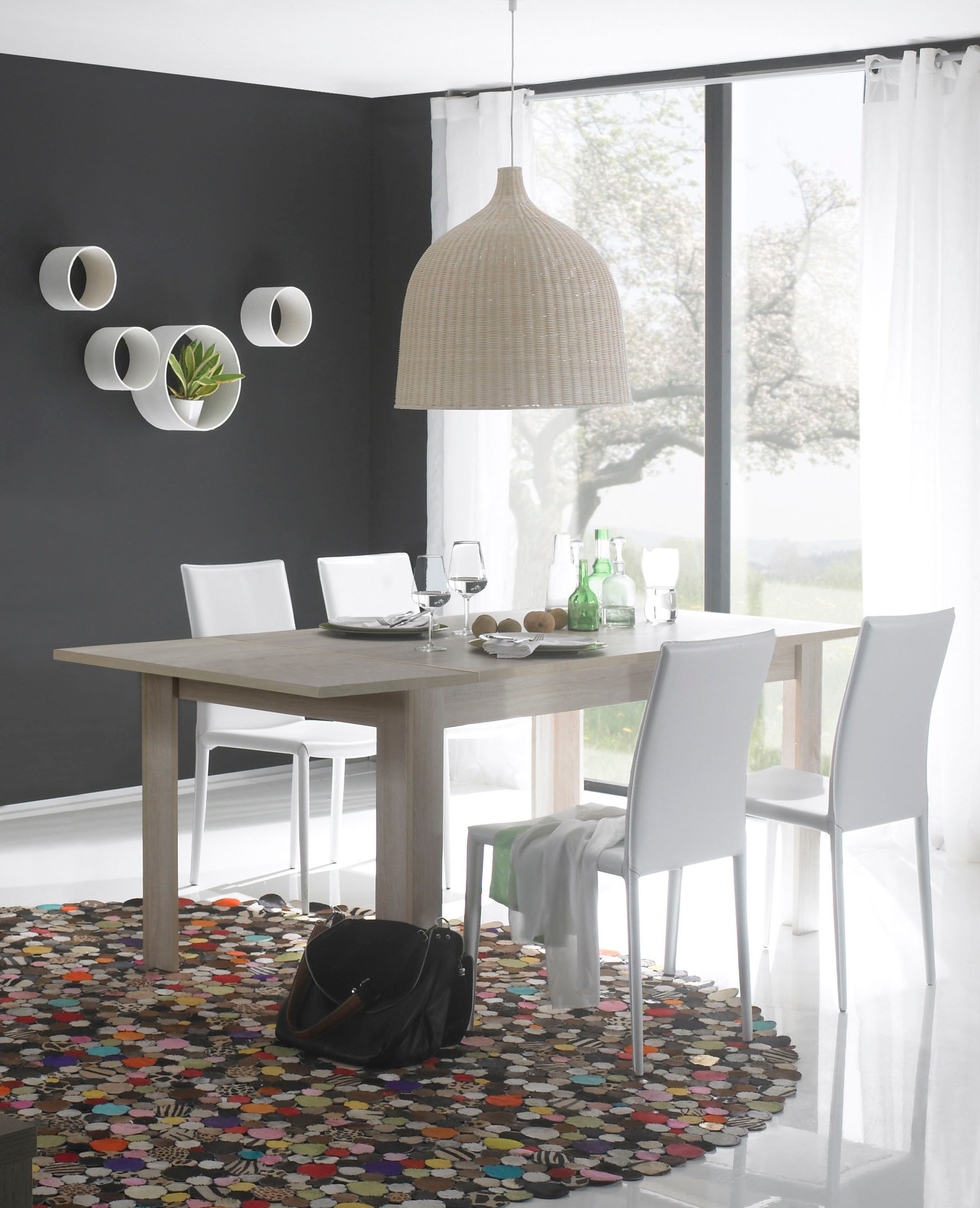 Image of LC Esstisch, erweiterbar durch Ansteckplatte bei Ackermann Versand Schweiz