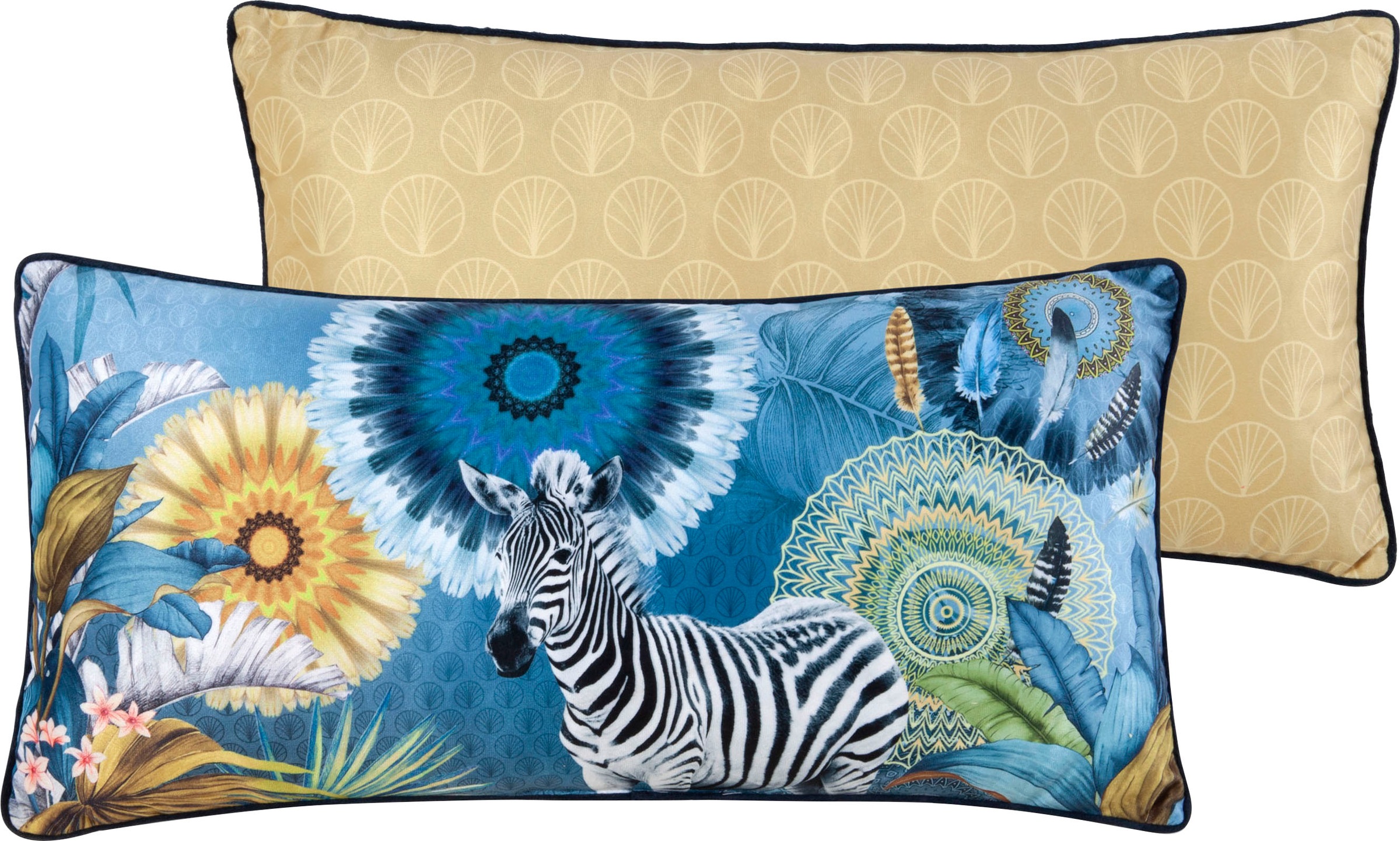 Image of hip Dekokissen »Laska«, (1 St., 1 30x60 cm Dekokissen - Mit biese), Mandala bei Ackermann Versand Schweiz