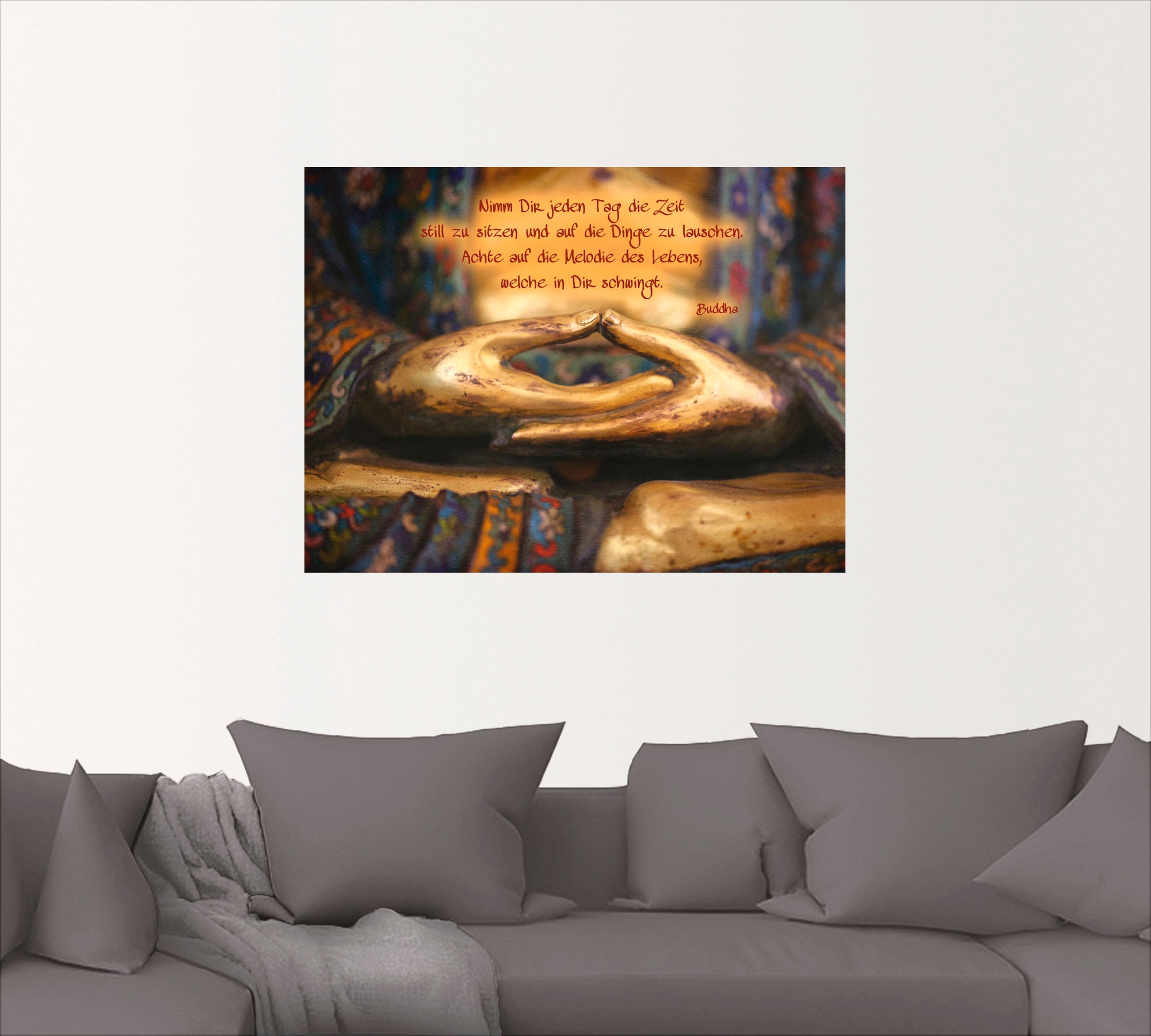 Artland Wandbild »Weisheit«, Religion, (1 St.), als Leinwandbild, Poster, Wandaufkleber in verschied. Grössen