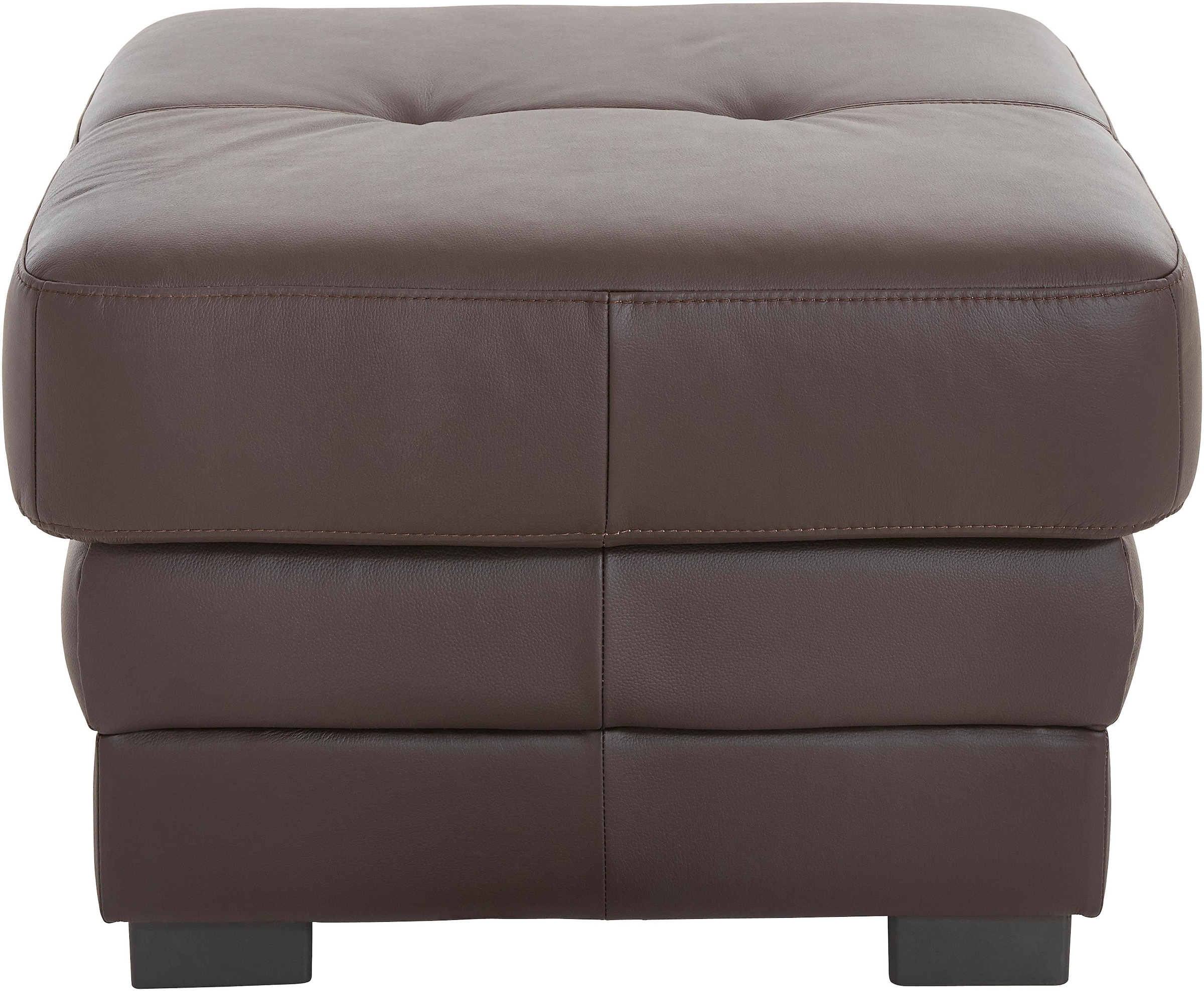 COTTA Polstergarnitur »Royale U-Form«, (Set), Set bestehend aus: Wohnlandschaft & Hocker