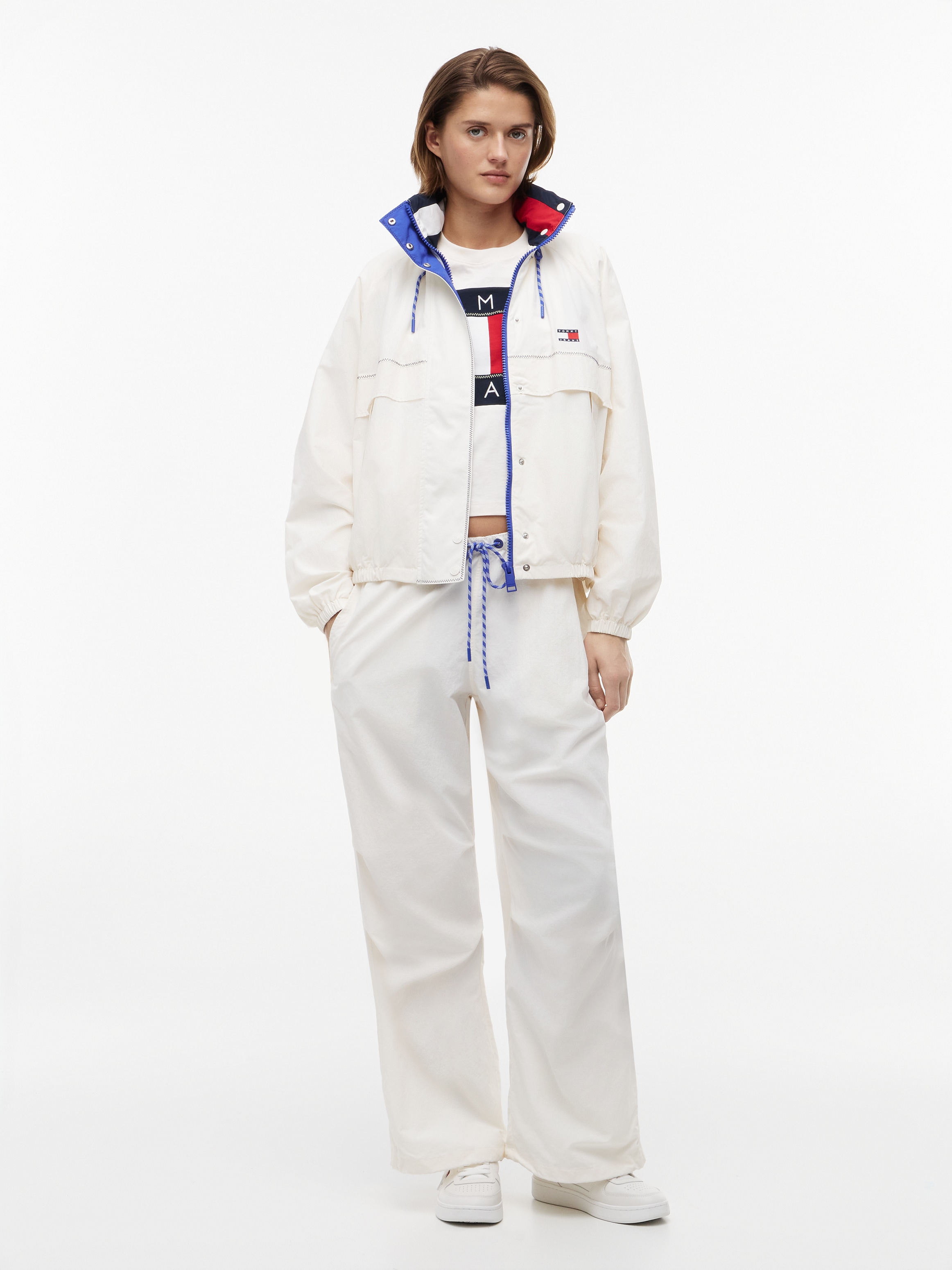 Tommy Jeans Coupe-vent »TJW COLORBLOCK WINDBREAKER« Kunstfaser, elastische Bündchen, verdeckter Reissverschluss