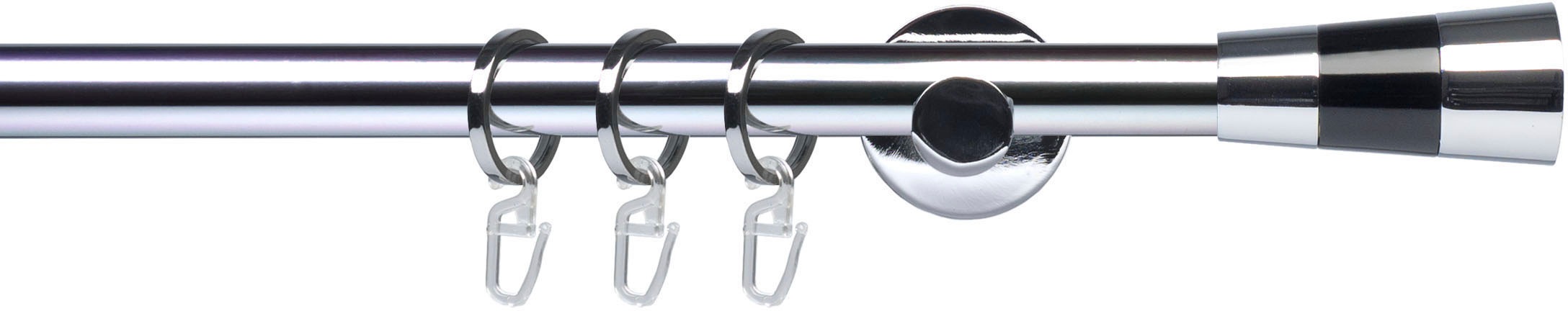 Image of Liedeco Gardinenstange »Fertigstilgarnitur 20 mm Piano Granada«, 1 läufig-läufig, Fixmass, Gardinenstange Komplett bei Ackermann Versand Schweiz