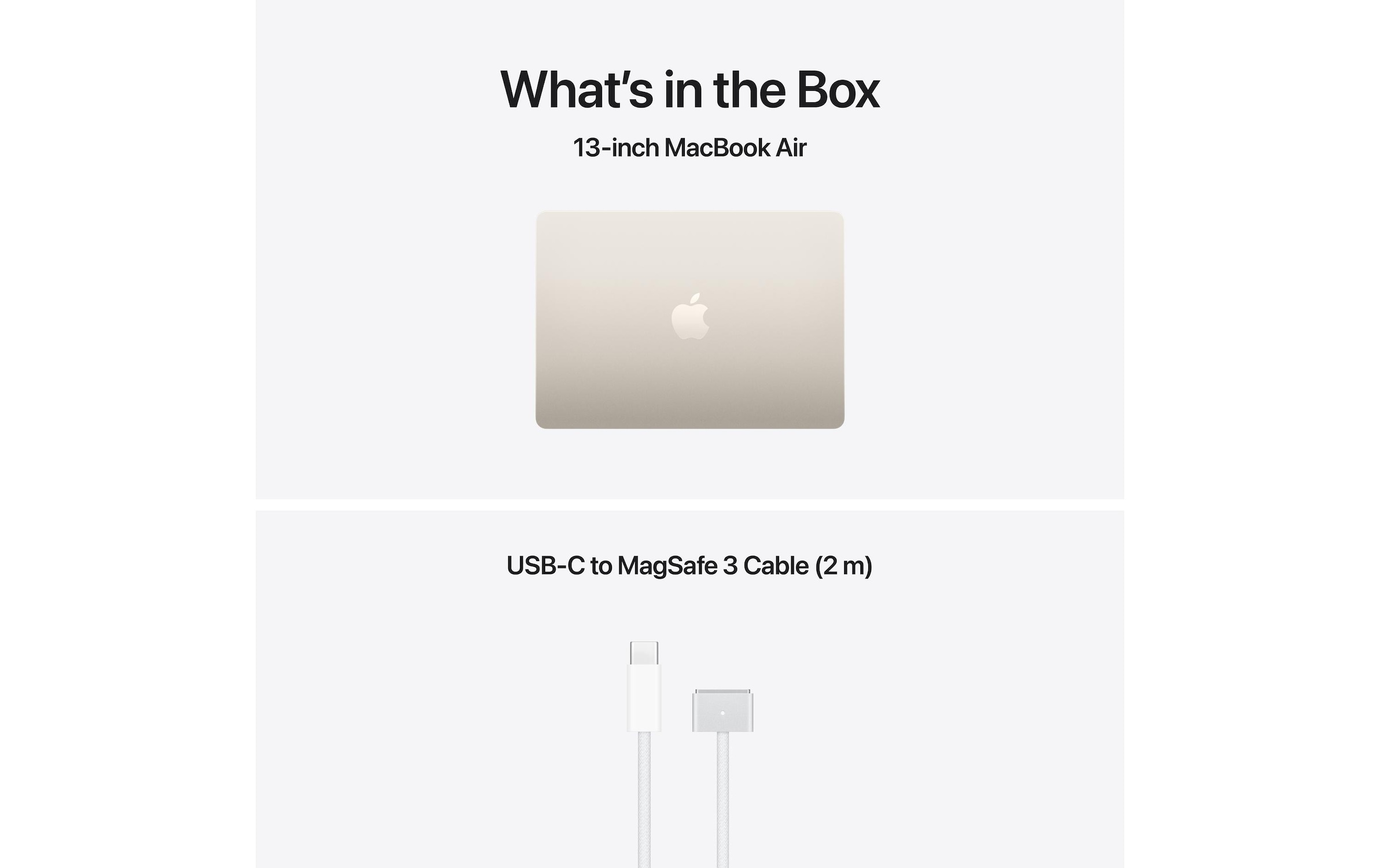 Apple Notebook »MacBook Air 13 2026 M5 10C GPU / 32 GB / 1 TB Starlight« / 13,6 ″ Apple Integrierte NPU (Neural Processing Unit)
