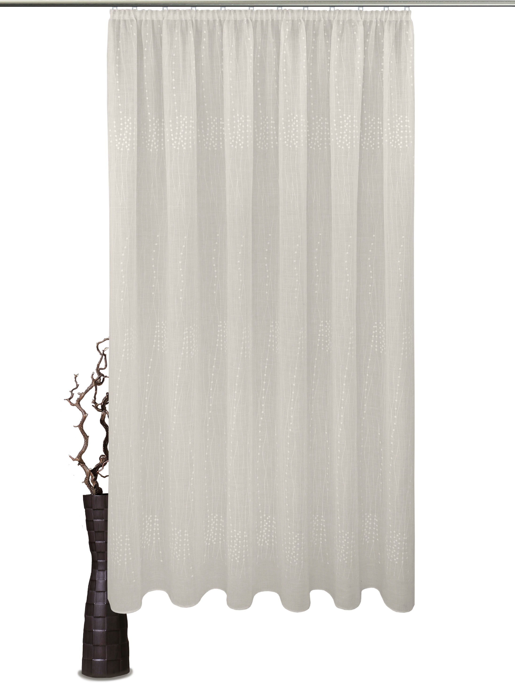 Image of VHG Gardine nach Mass »Airin«, (1 St.), Stickerei Langstore, verschiedene Grössen bei Ackermann Versand Schweiz