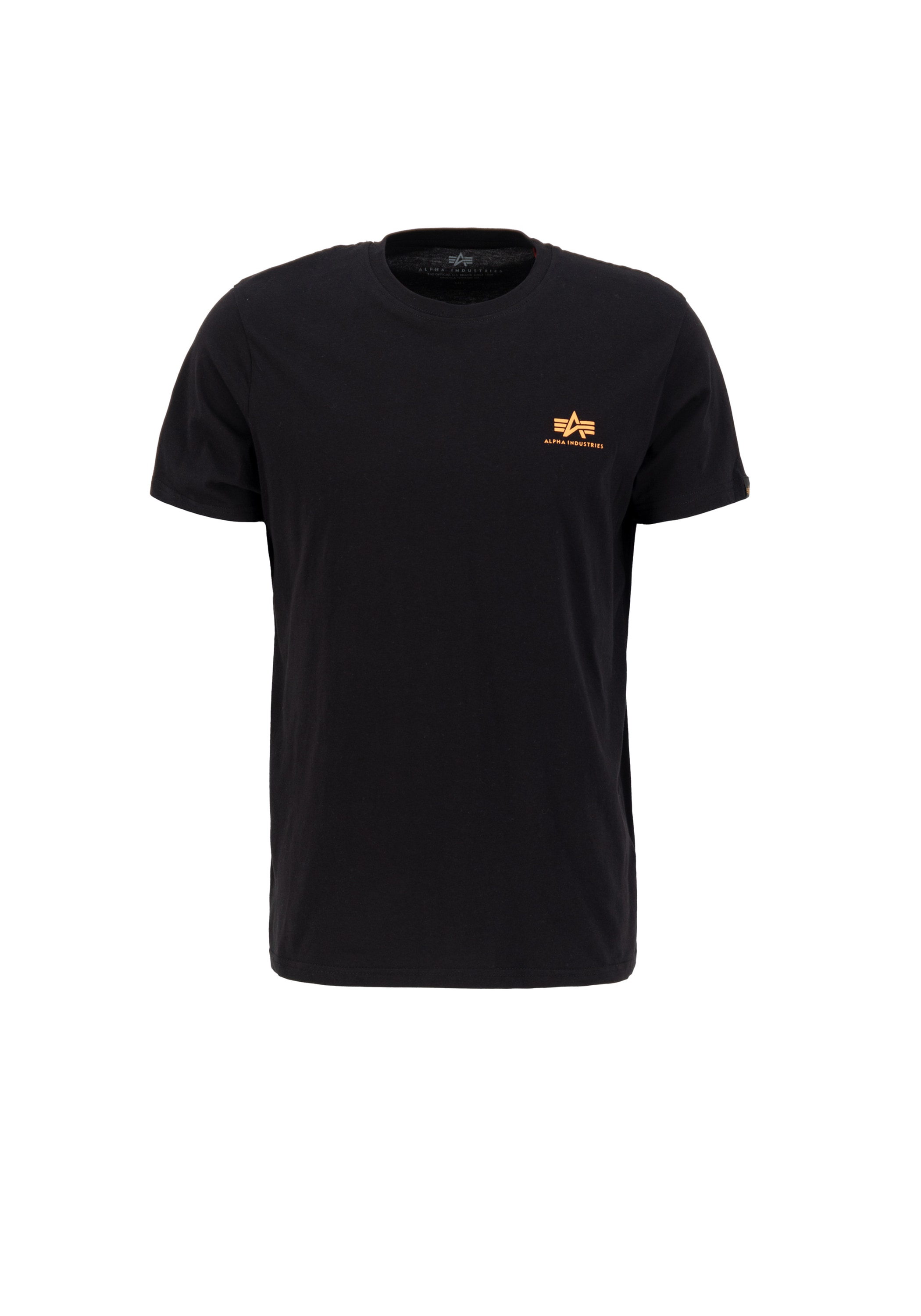 T-Shirt »ALPHA INDUSTRIES Men - T-Shirts Basic T Small Logo Neon Print«