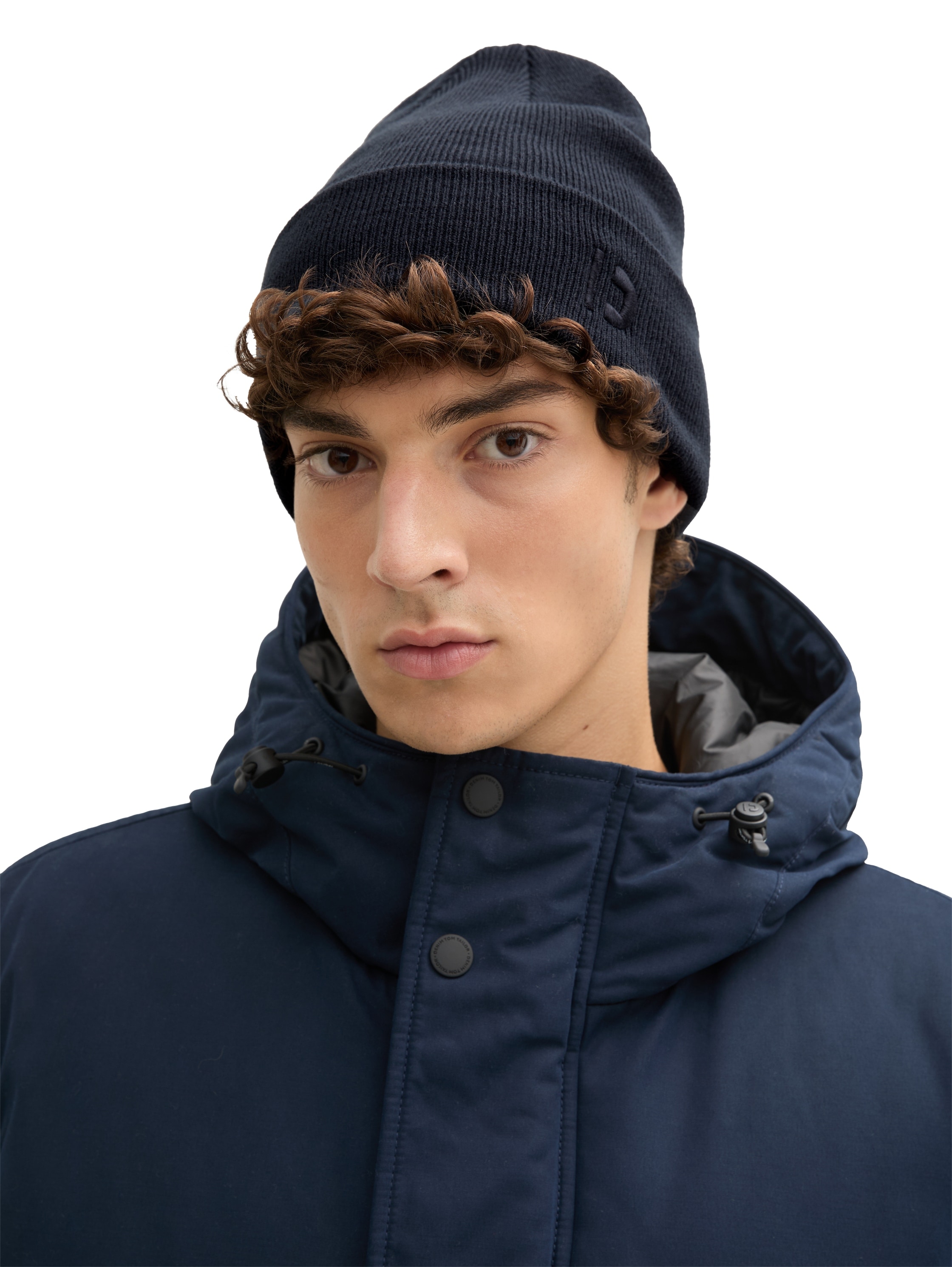 Beanie, mit Logostickerei