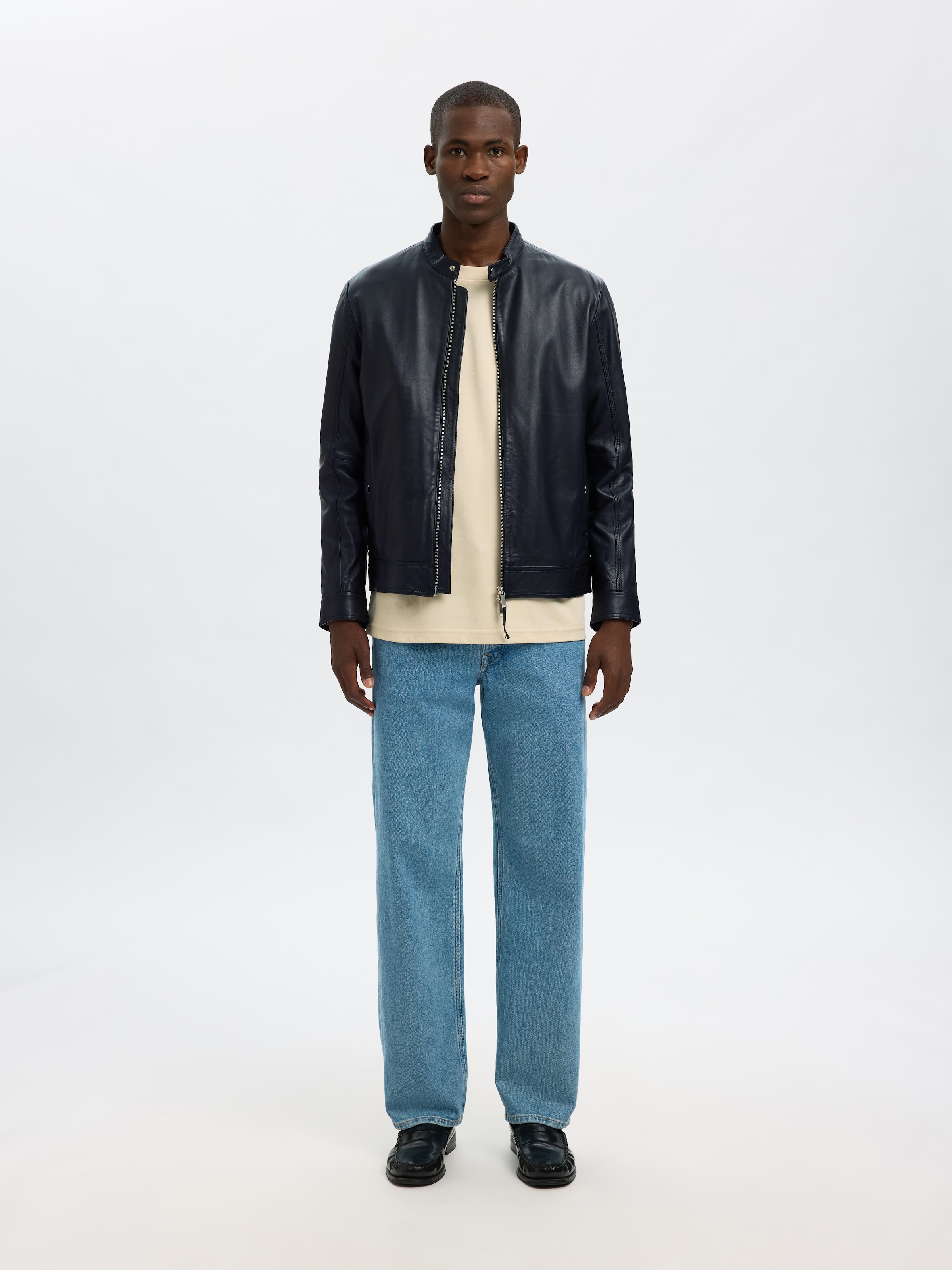 SELECTED Veste en cuir »ARCHIVE CLASSIC LEATHER JKT«