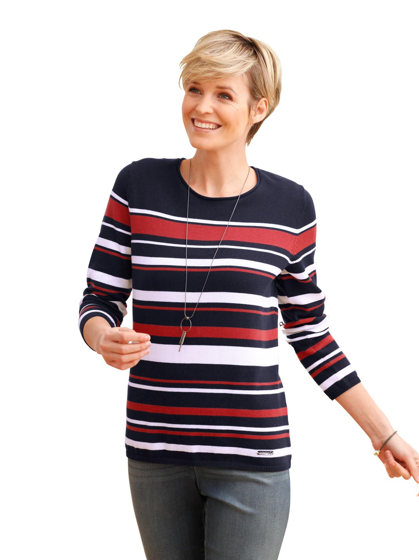 Image of Casual Looks Streifenpullover »Streifenpullover« bei Ackermann Versand Schweiz