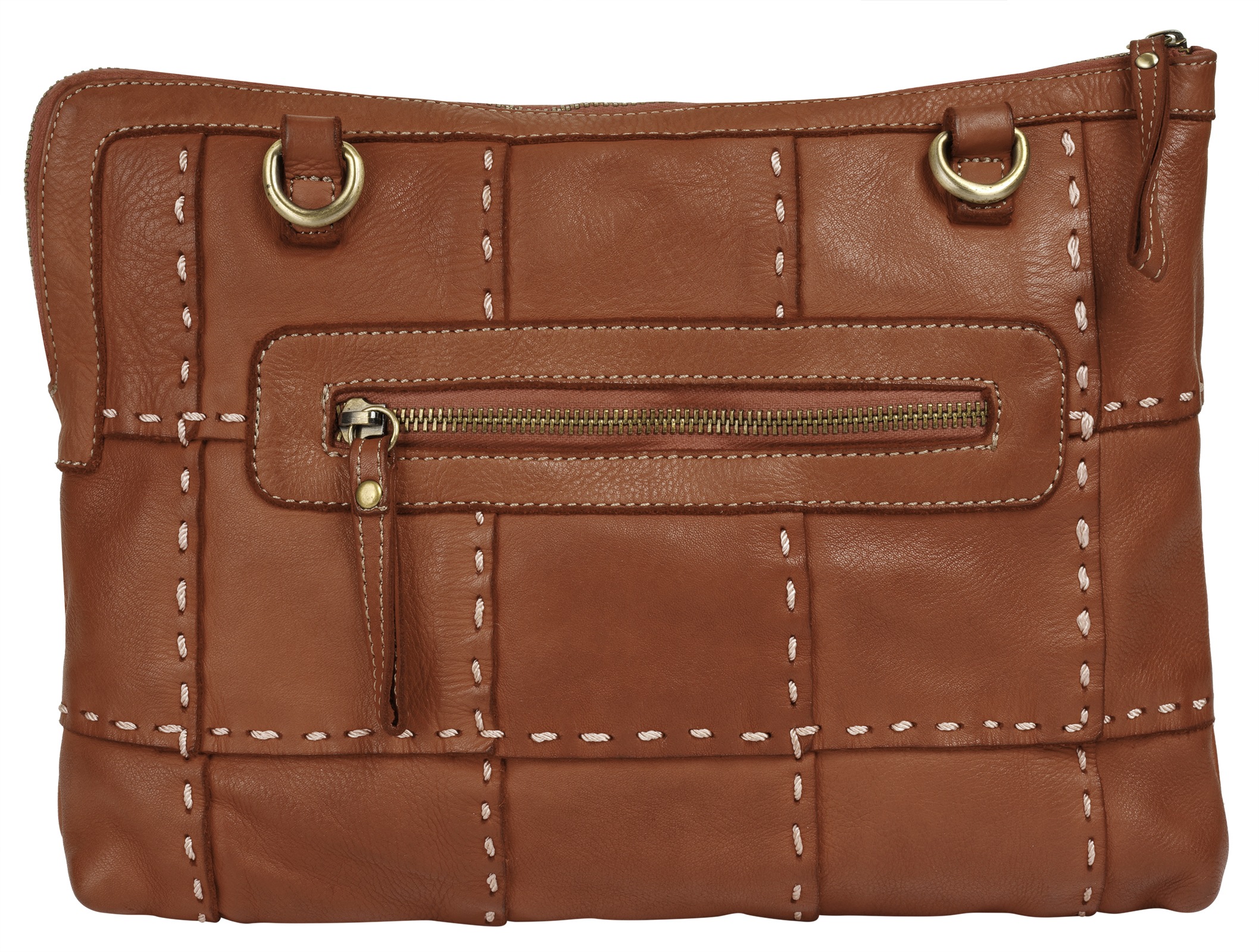 Samantha Look Umhängetasche echt Leder, Made in Italy