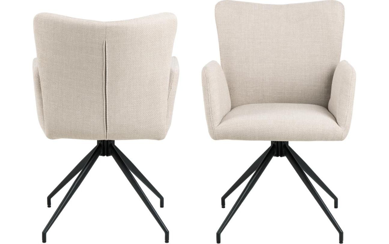 AC Design Chaise »Laura« () 2 cuisChaise de salle à manger, accoudoir, (lot de 2), fonction pivotante, hauteur d'assise : 48 cm