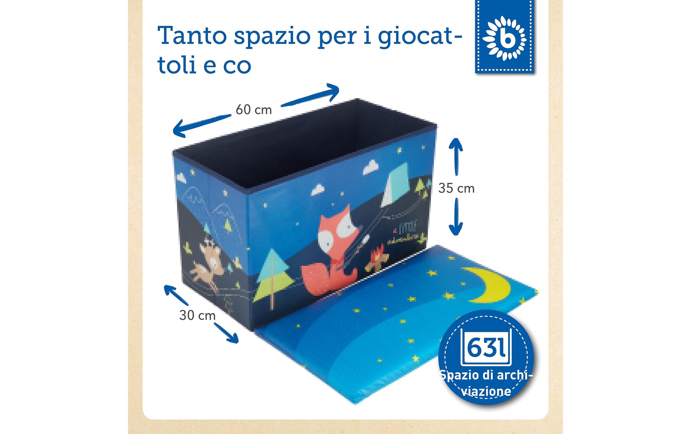 BIECO Aufbewahrungsbox »Scout Camp«