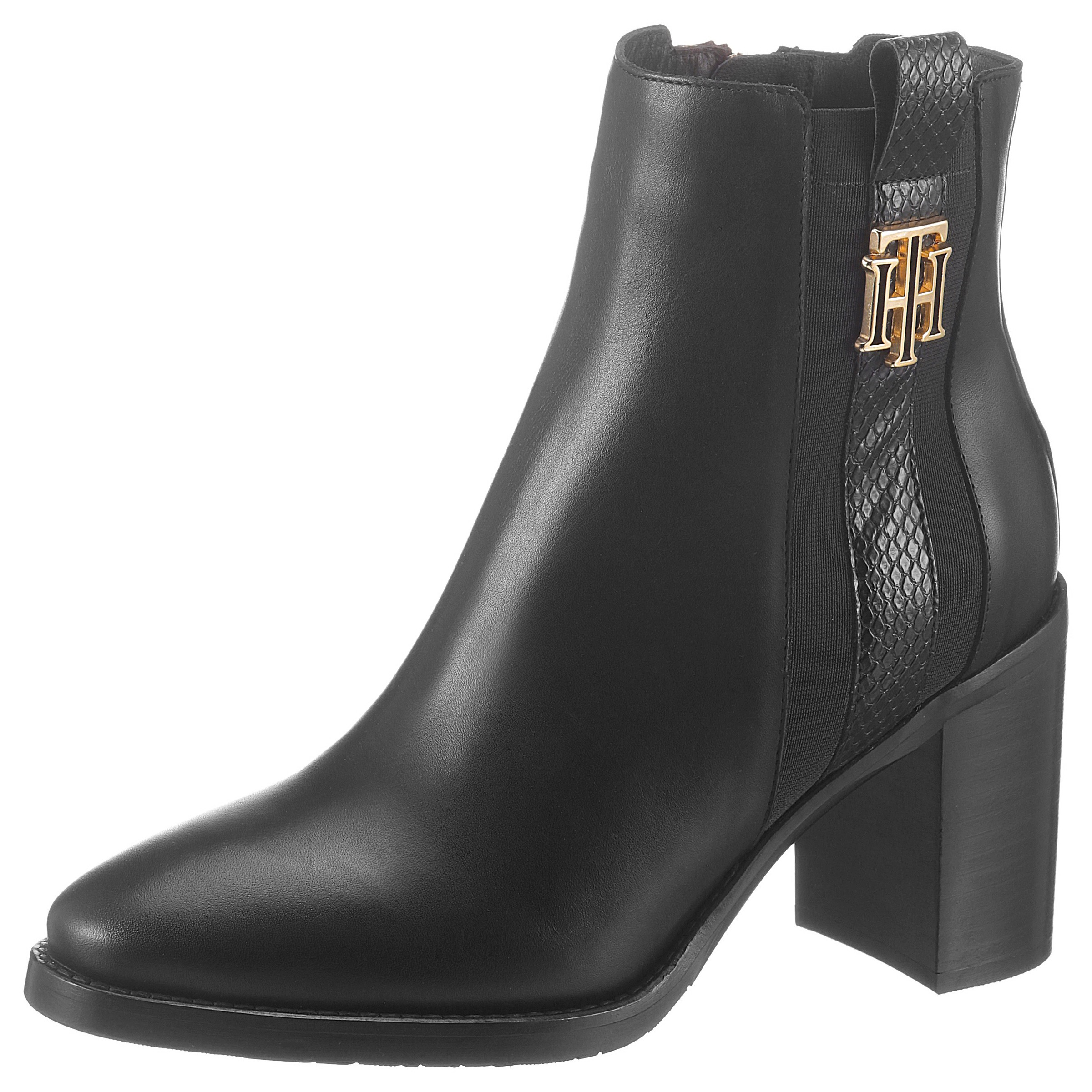 High-Heel-Stiefelette »TH INTERLOCK HIGH HEEL BOOT«