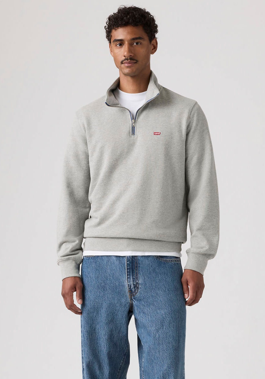 Levi's® Sweatshirt »ORIGINAL HM 1/4 ZIP«, mit Troyer-Kragen und Logo-Stickerei
