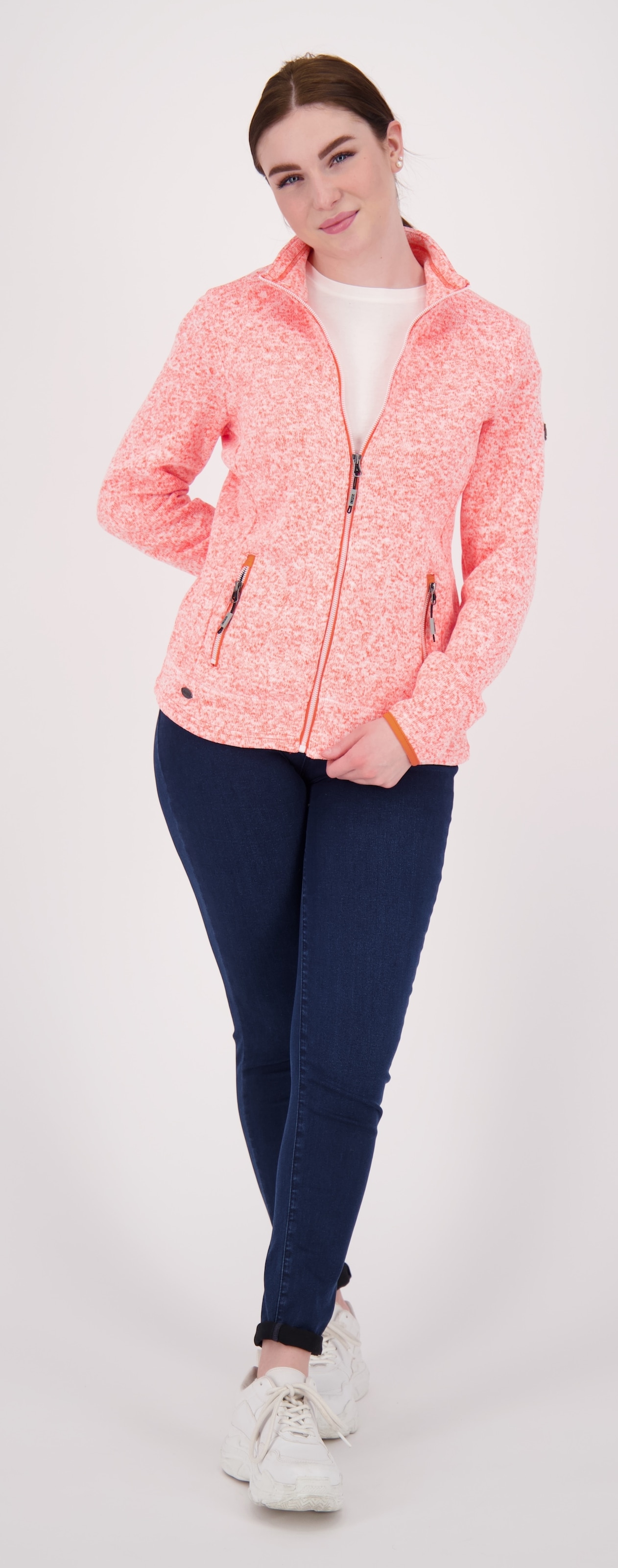 DEPROC Active Strickfleecejacke »KIRKVALE X WOMEN«, auch in Grossen Grössen erhältlich